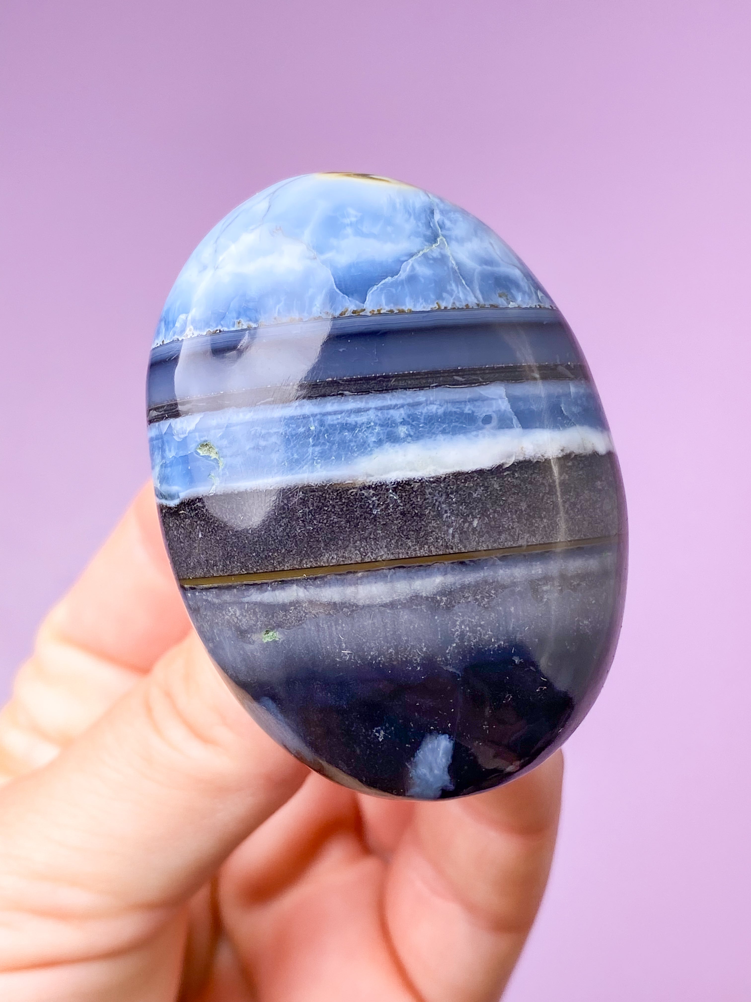 Blå Opal Palmstone (Nr. 29)