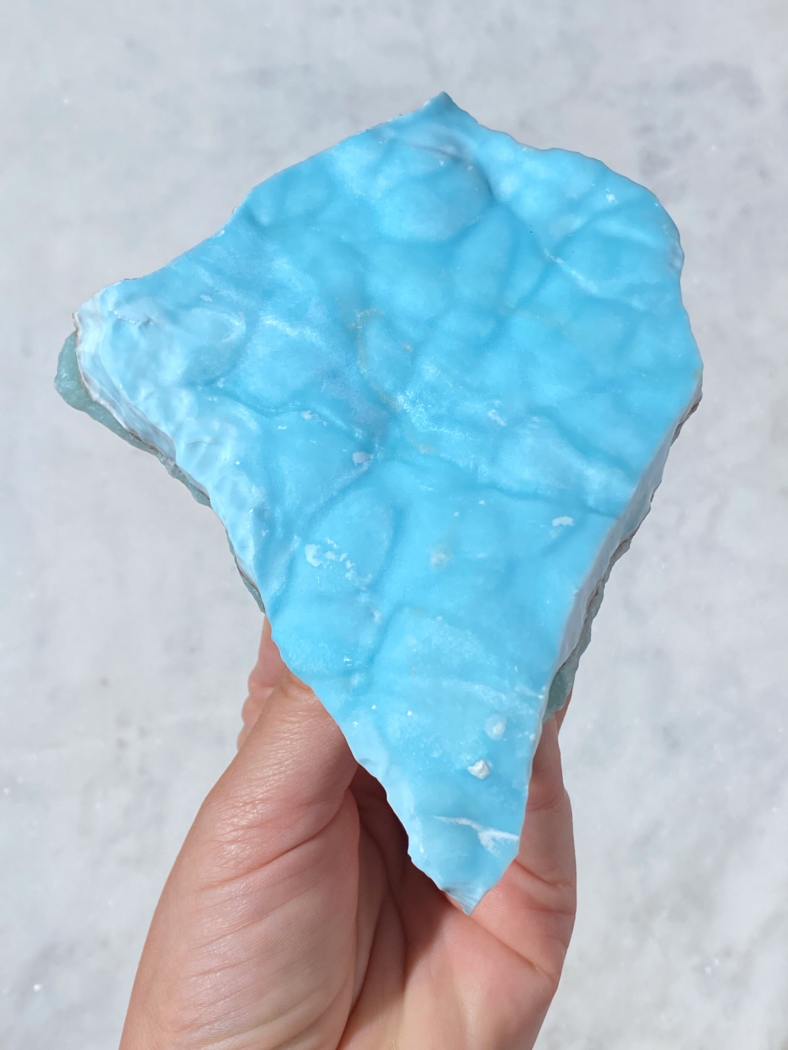 Blå Aragonit Rå (Nr. 7)