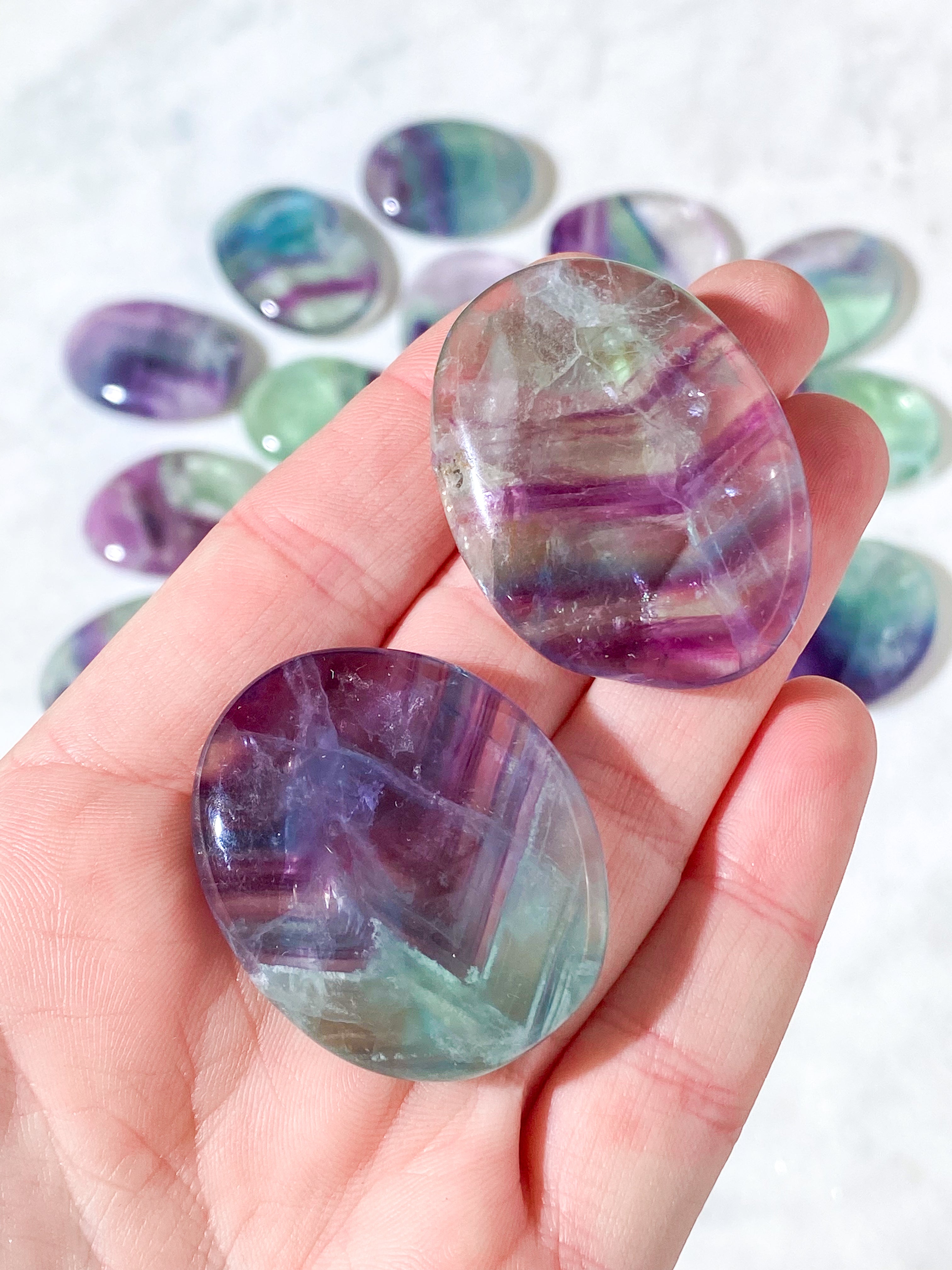 Regnbågsfluoritskiva