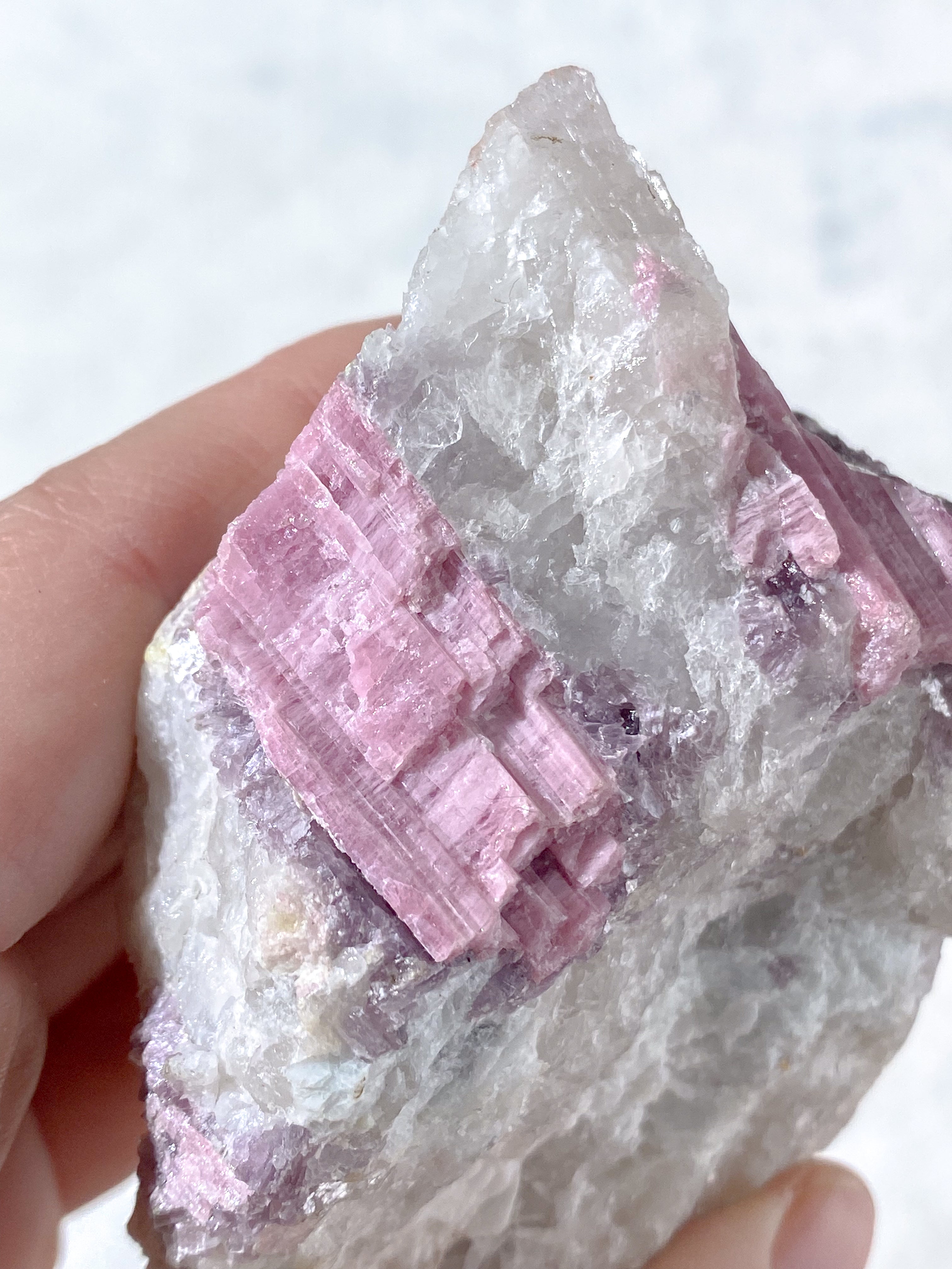Pink Turmalin Rå (Nr. 17)