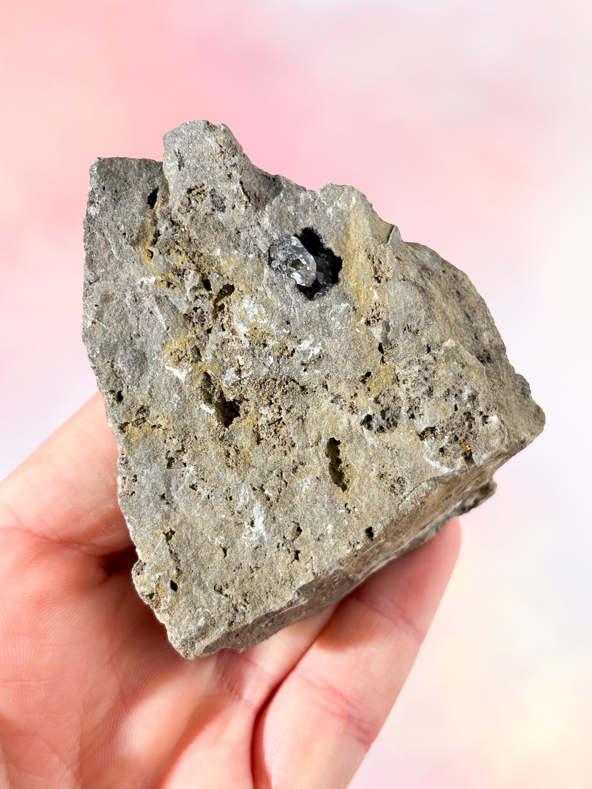 Herkimer-diamant i matris (nr 3)