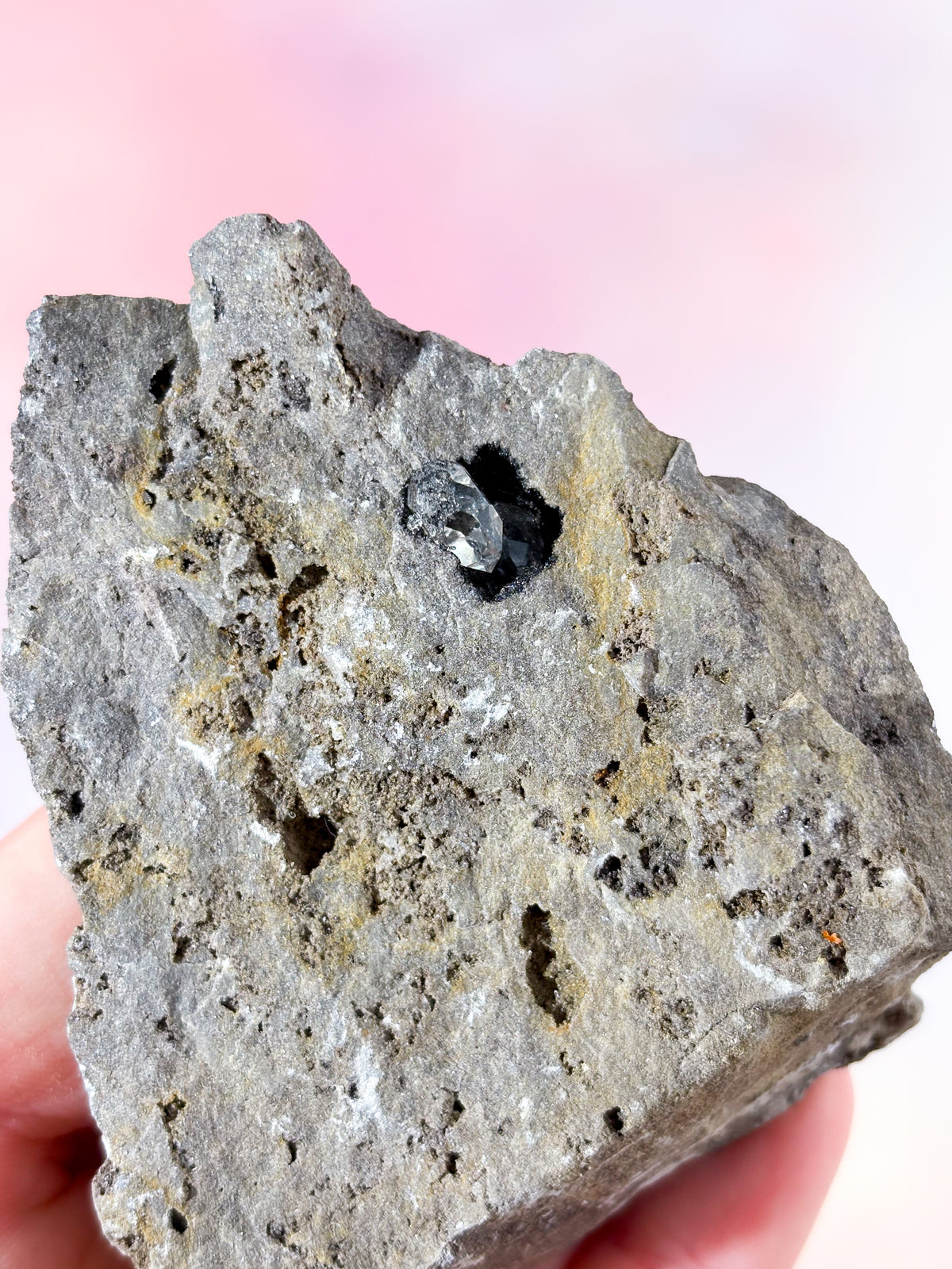 Herkimer-diamant i matris (nr 3)
