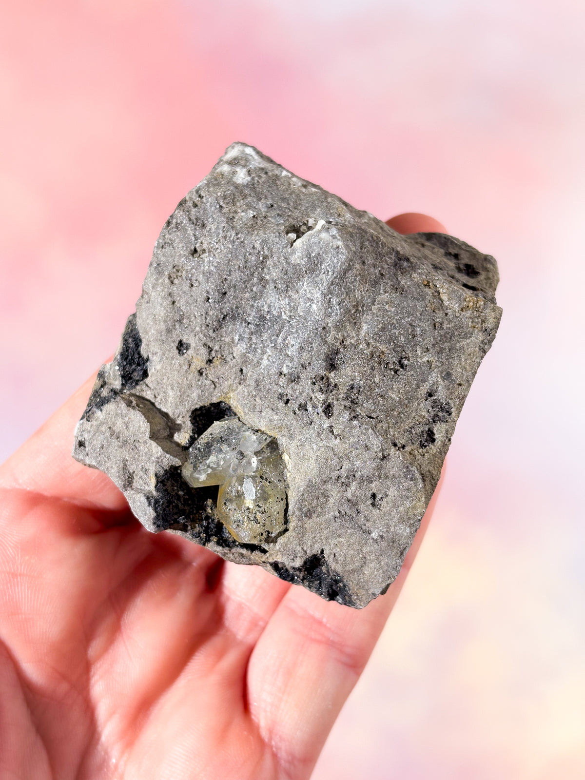 Herkimer-diamant i matris (nr 4)