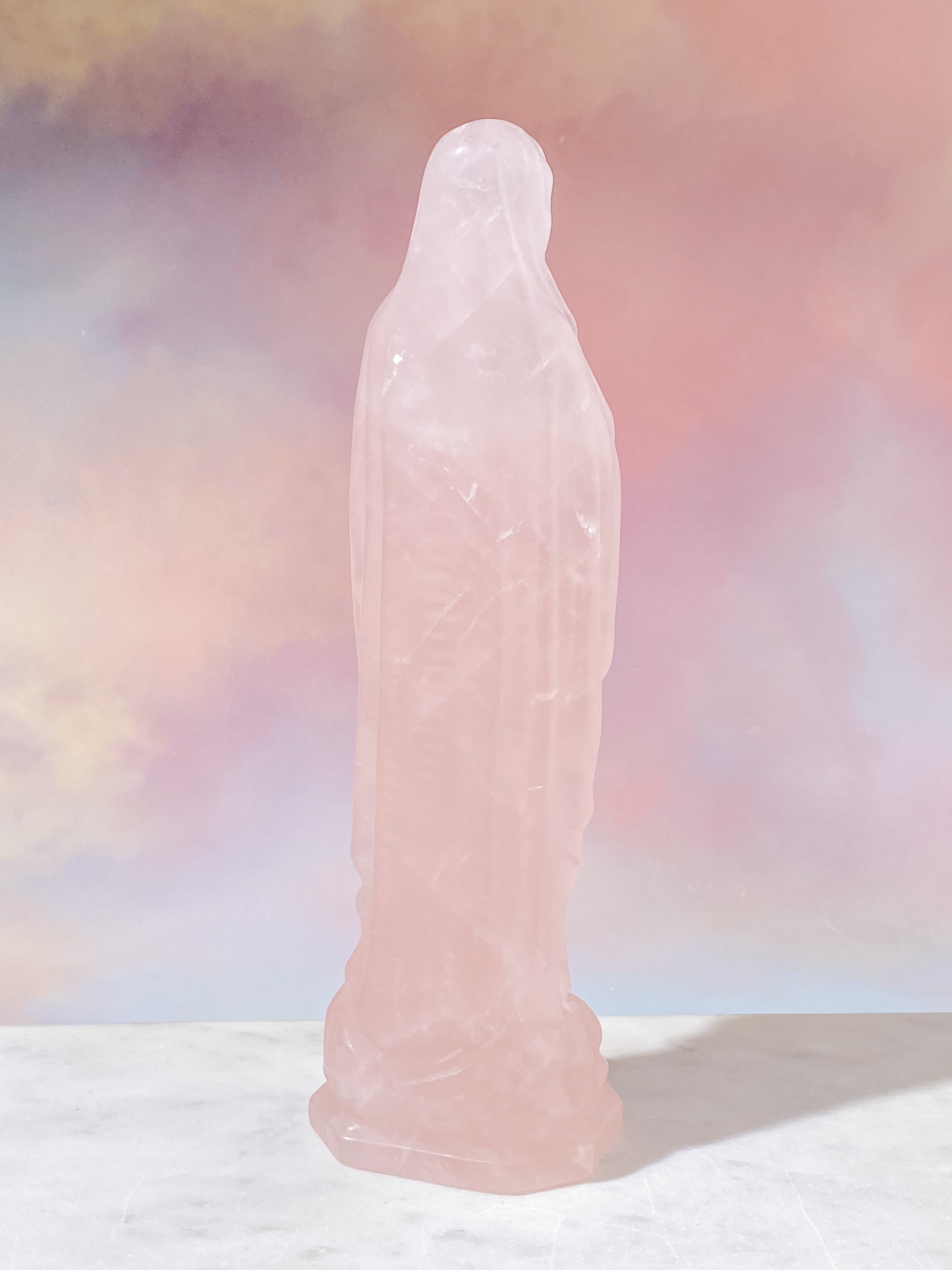 Kæmpe Rosakvarts Madonna (Nr. 3)
