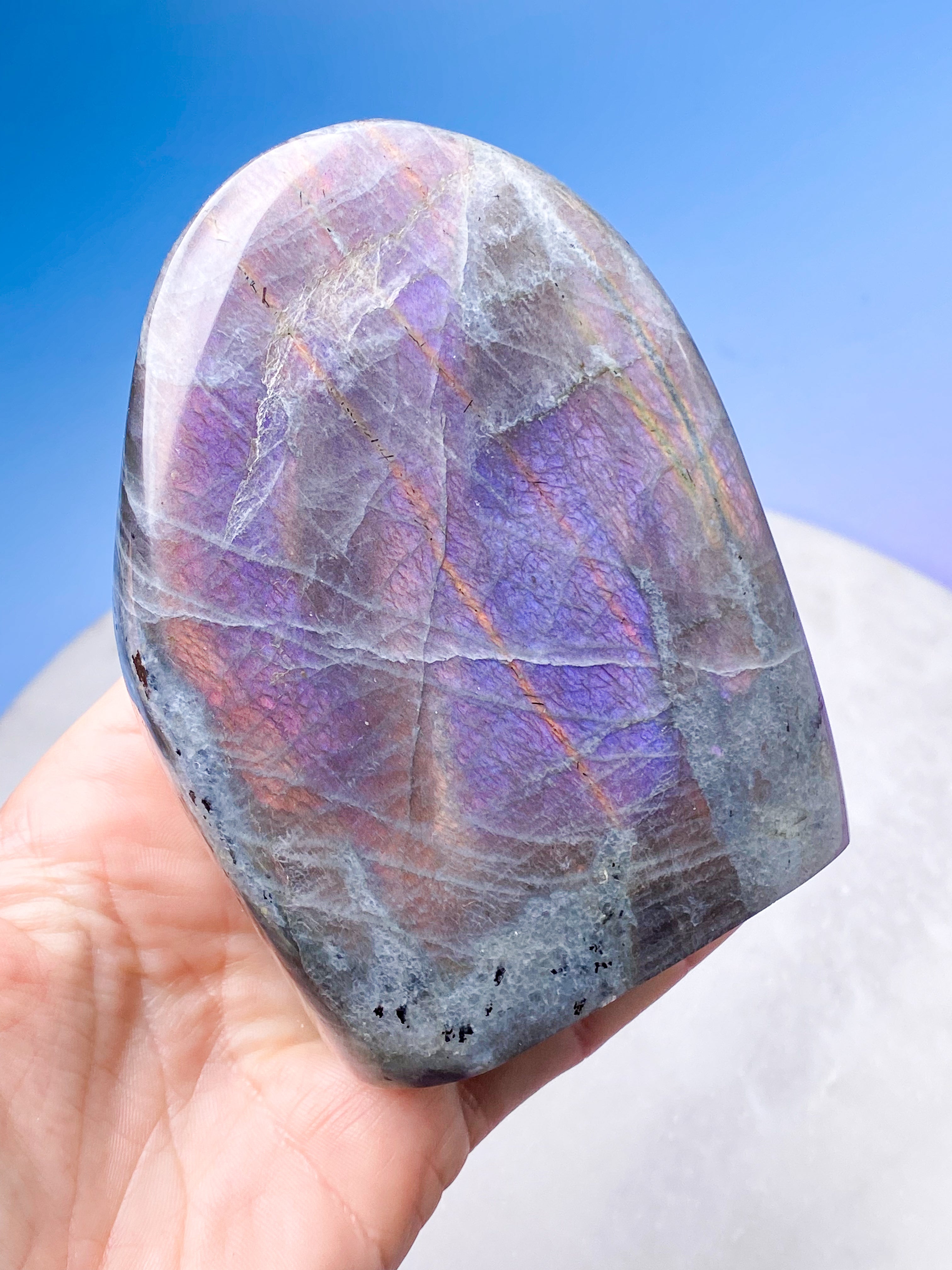 Lila Labradorit Friform (nr 2)