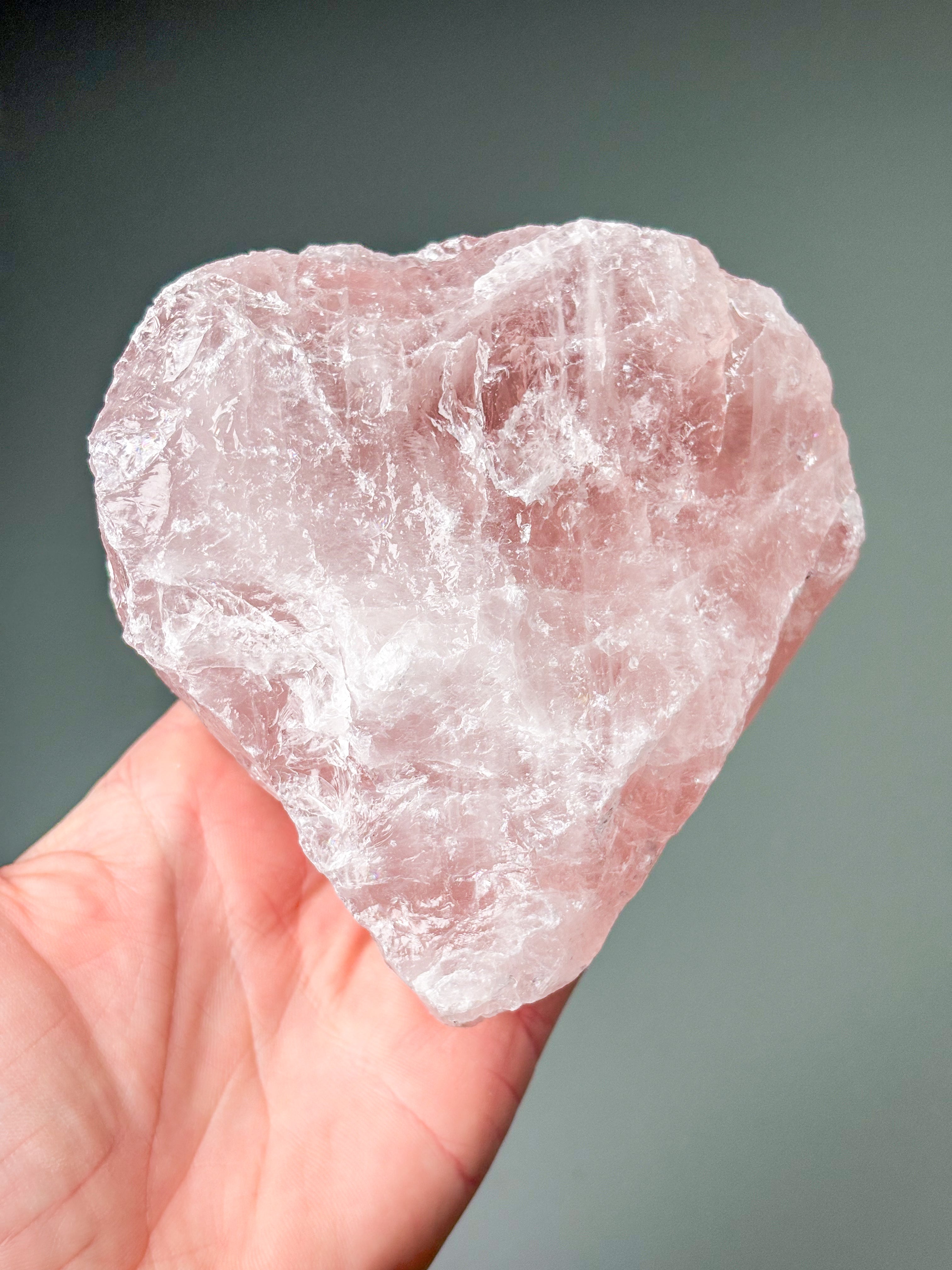 Stor Rå Rosakvarts (Nr. 8)