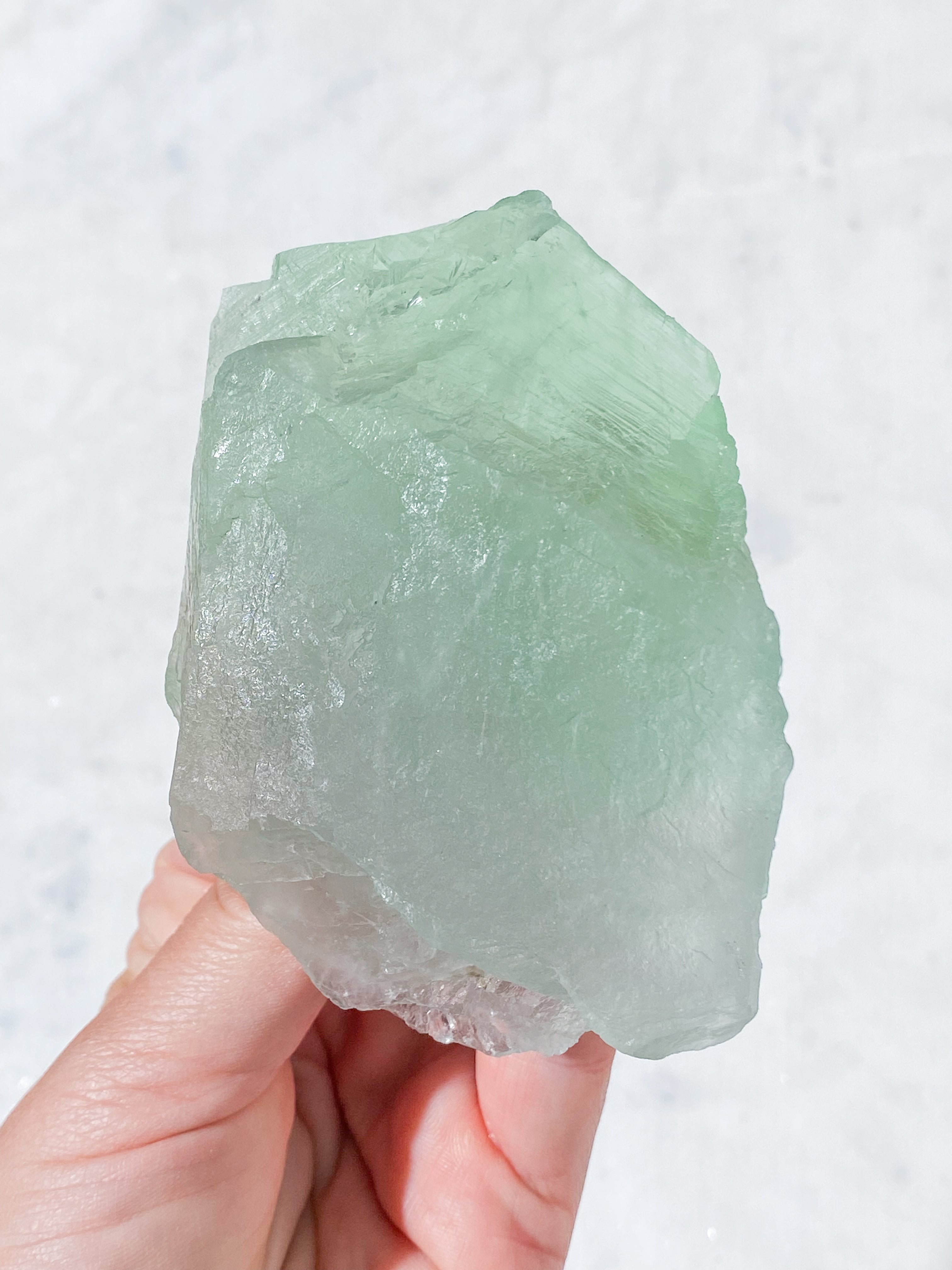 Grøn Fluorit Rå (Nr. 26)