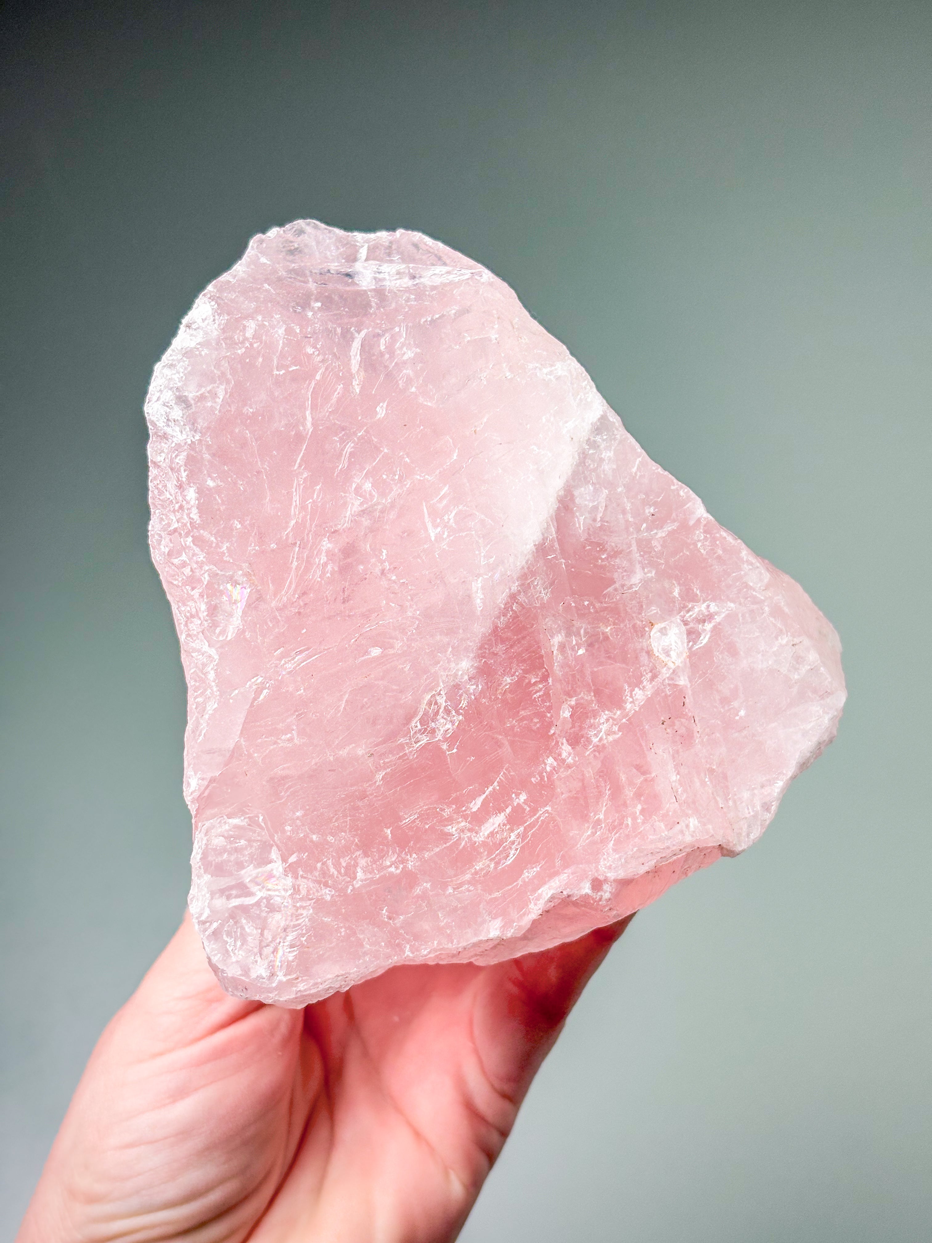 Stor Rå Rosakvarts (Nr. 12)