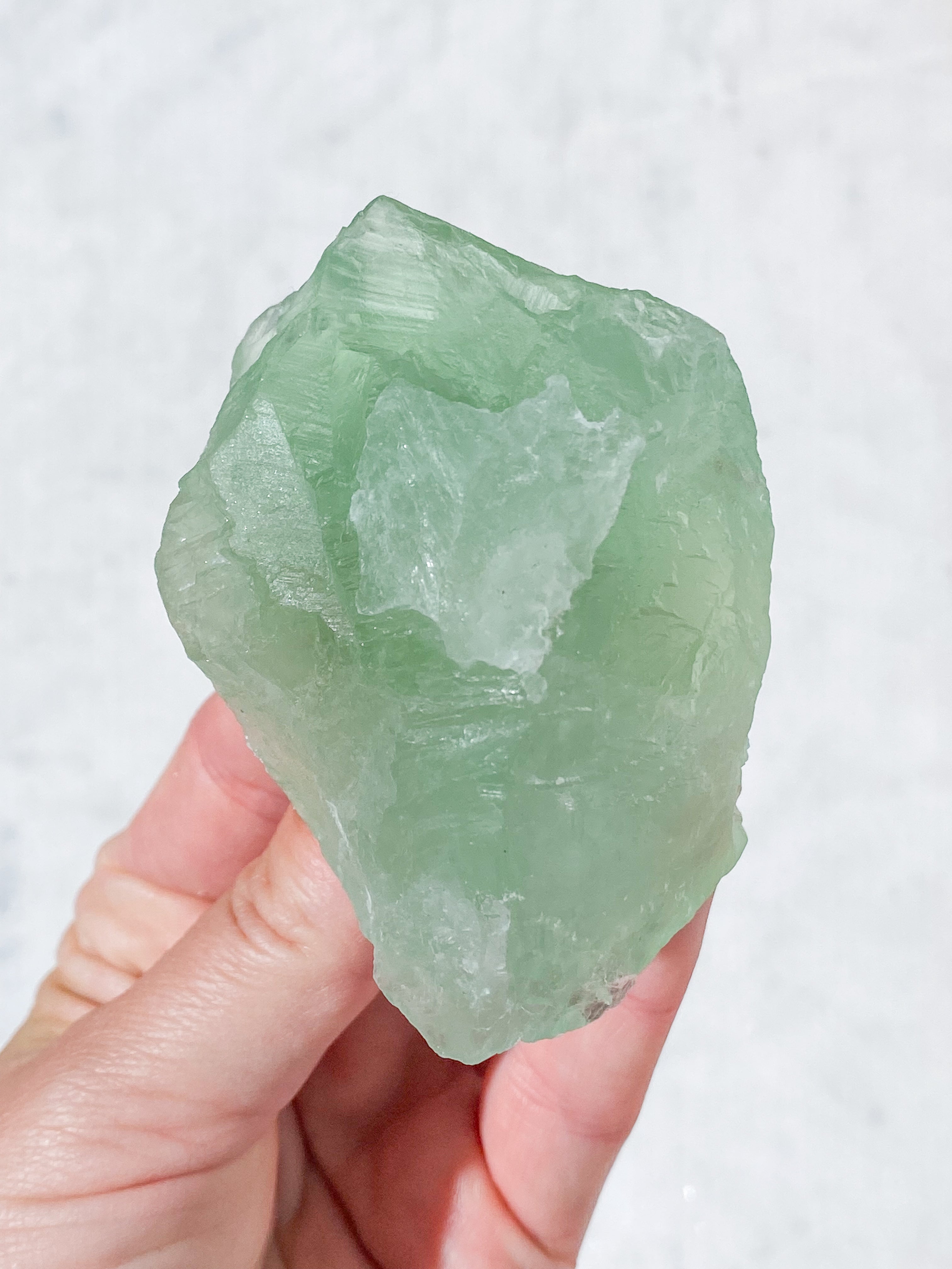 Grøn Fluorit Rå (Nr. 29)