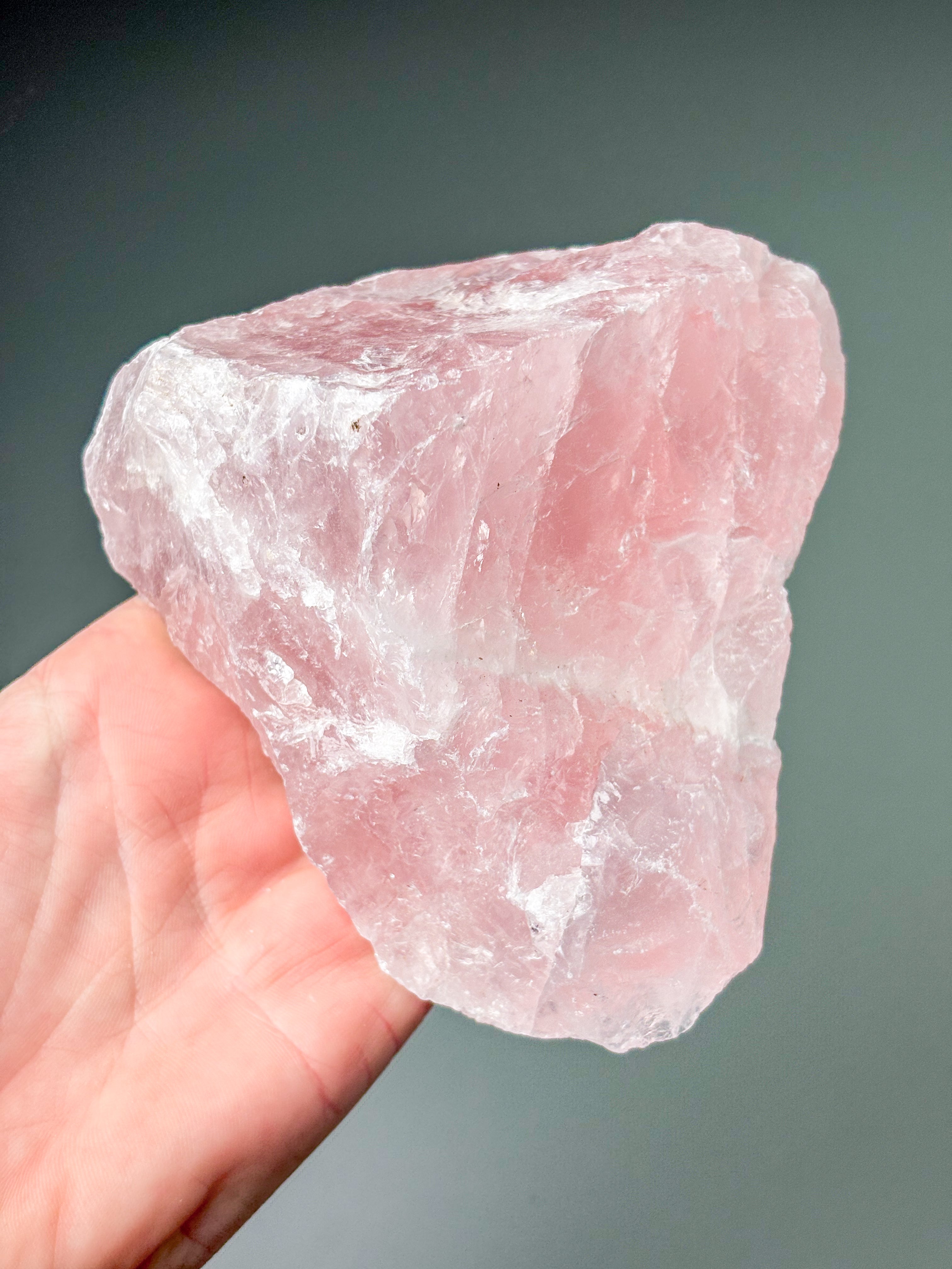 Stor Rå Rosakvarts (Nr. 12)