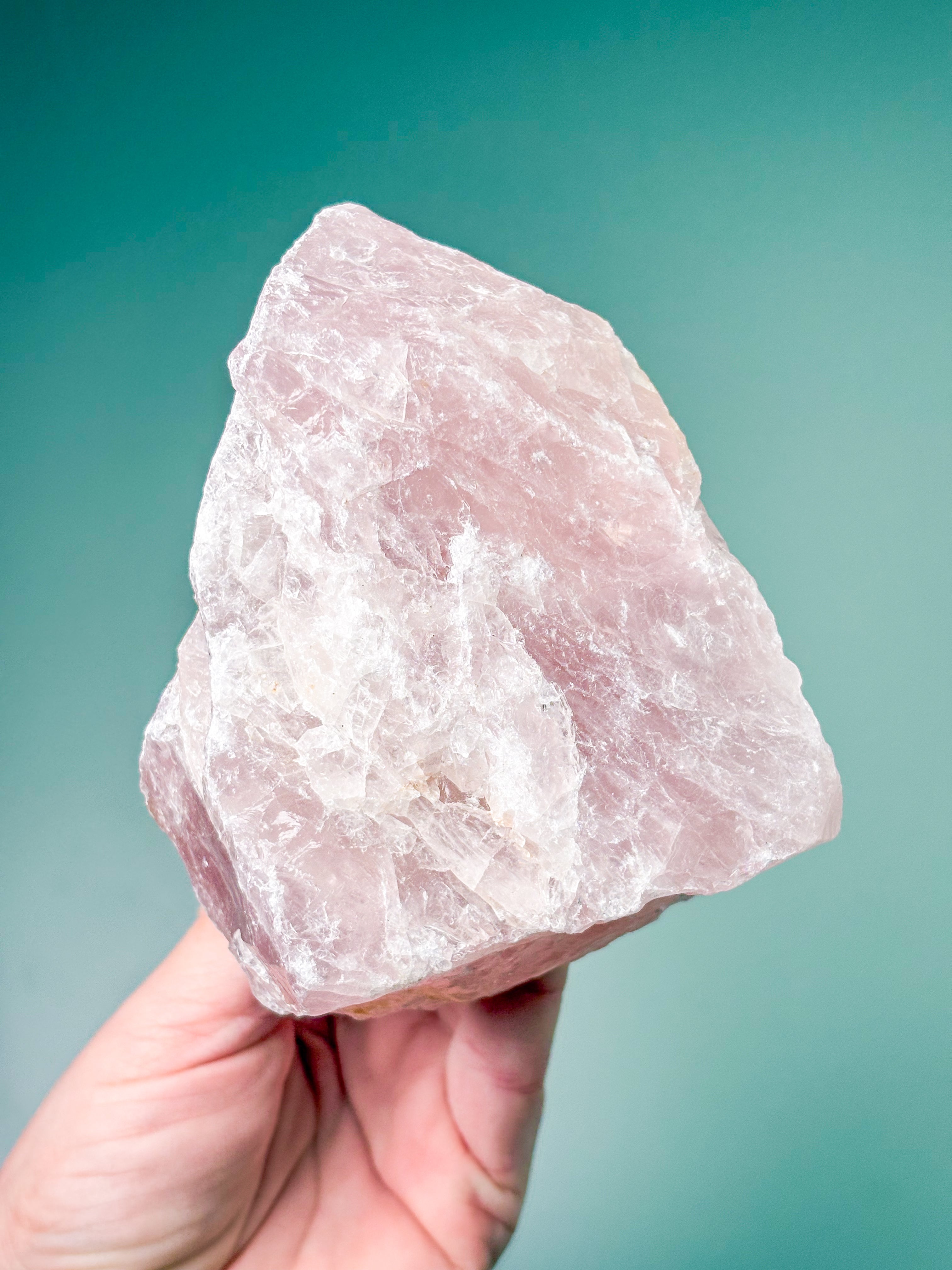 Stor Rå Rosakvarts (Nr. 15)