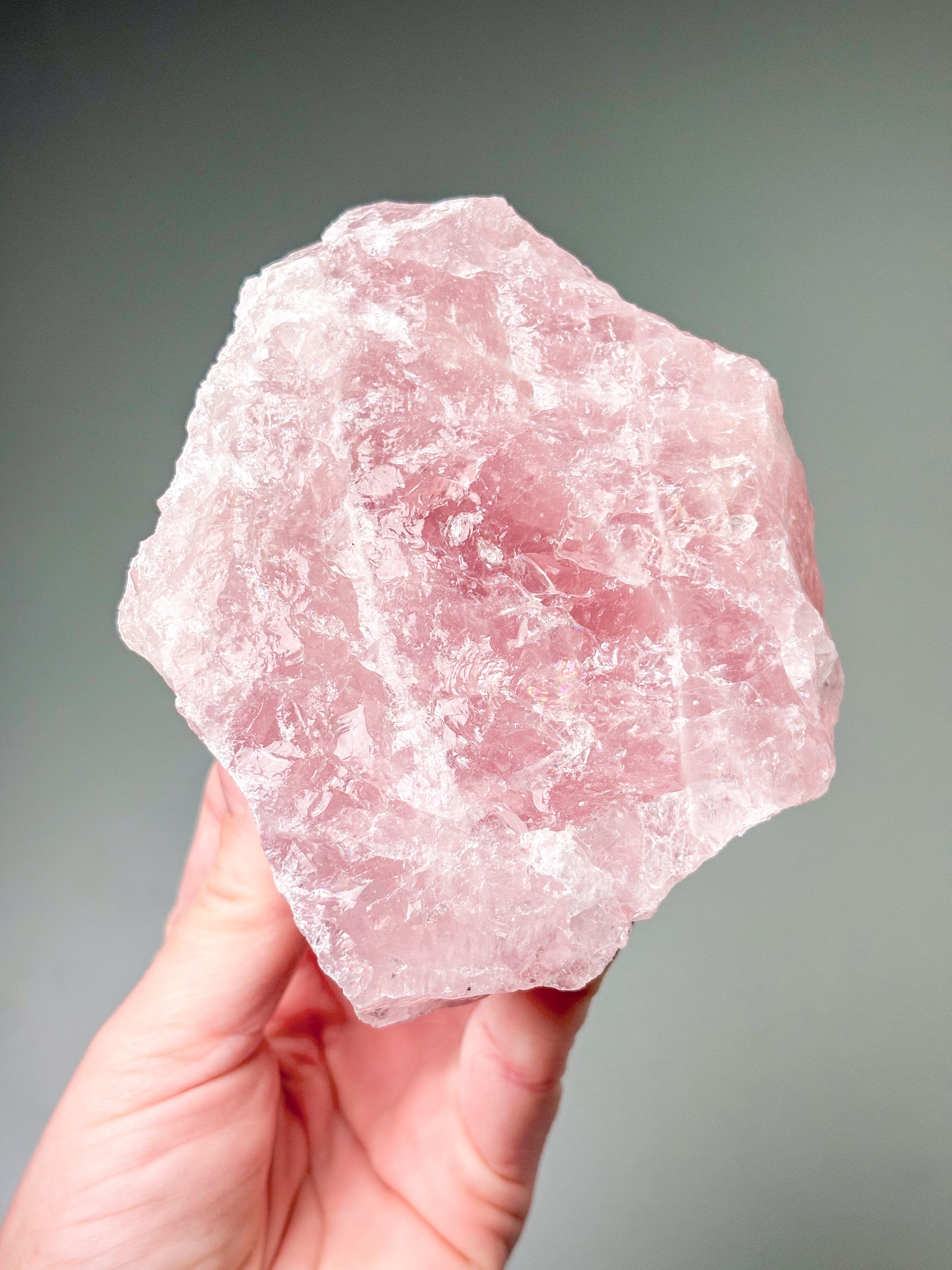 Stor Rå Rosakvarts (Nr. 16)