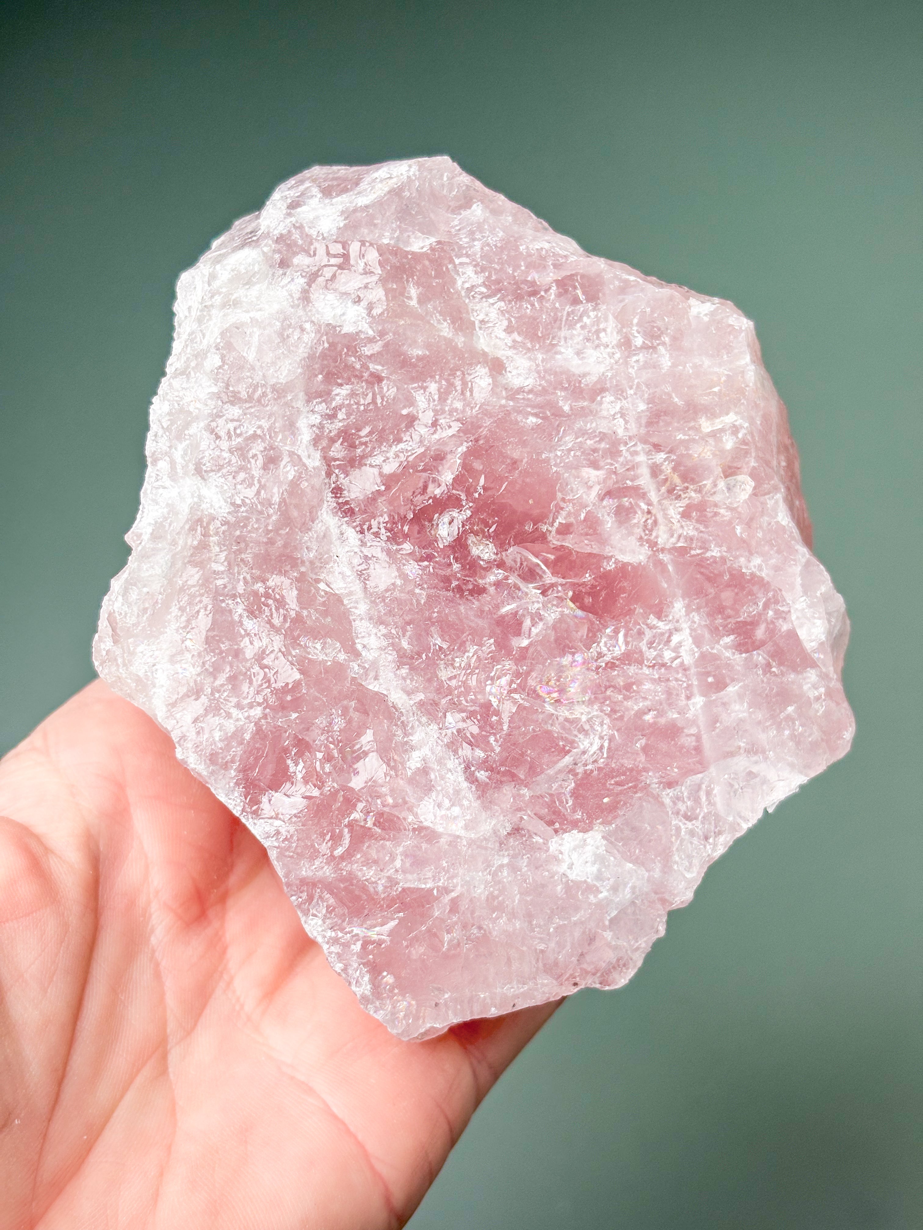 Stor Rå Rosakvarts (Nr. 16)