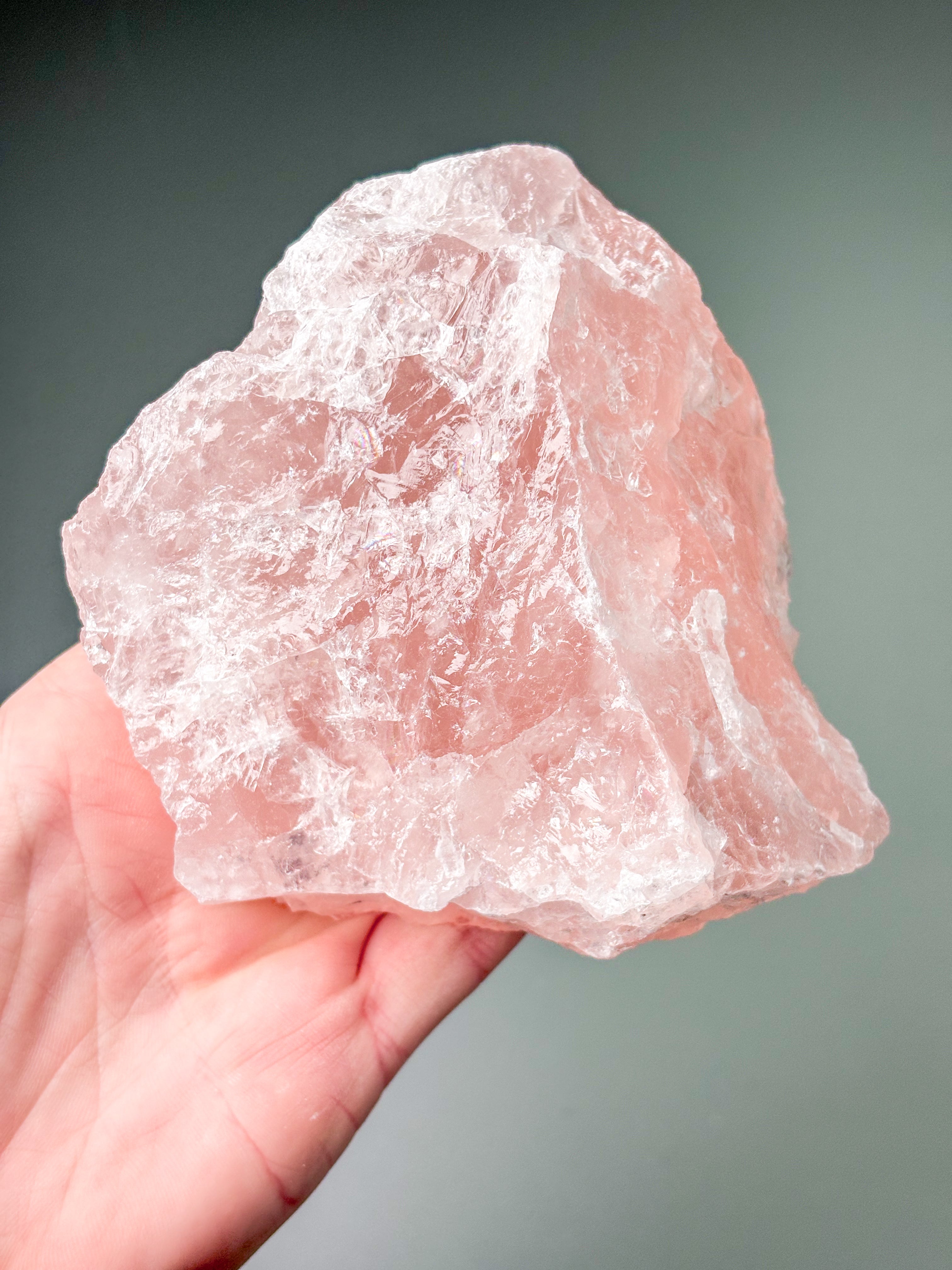 Stor Rå Rosakvarts (Nr. 20)
