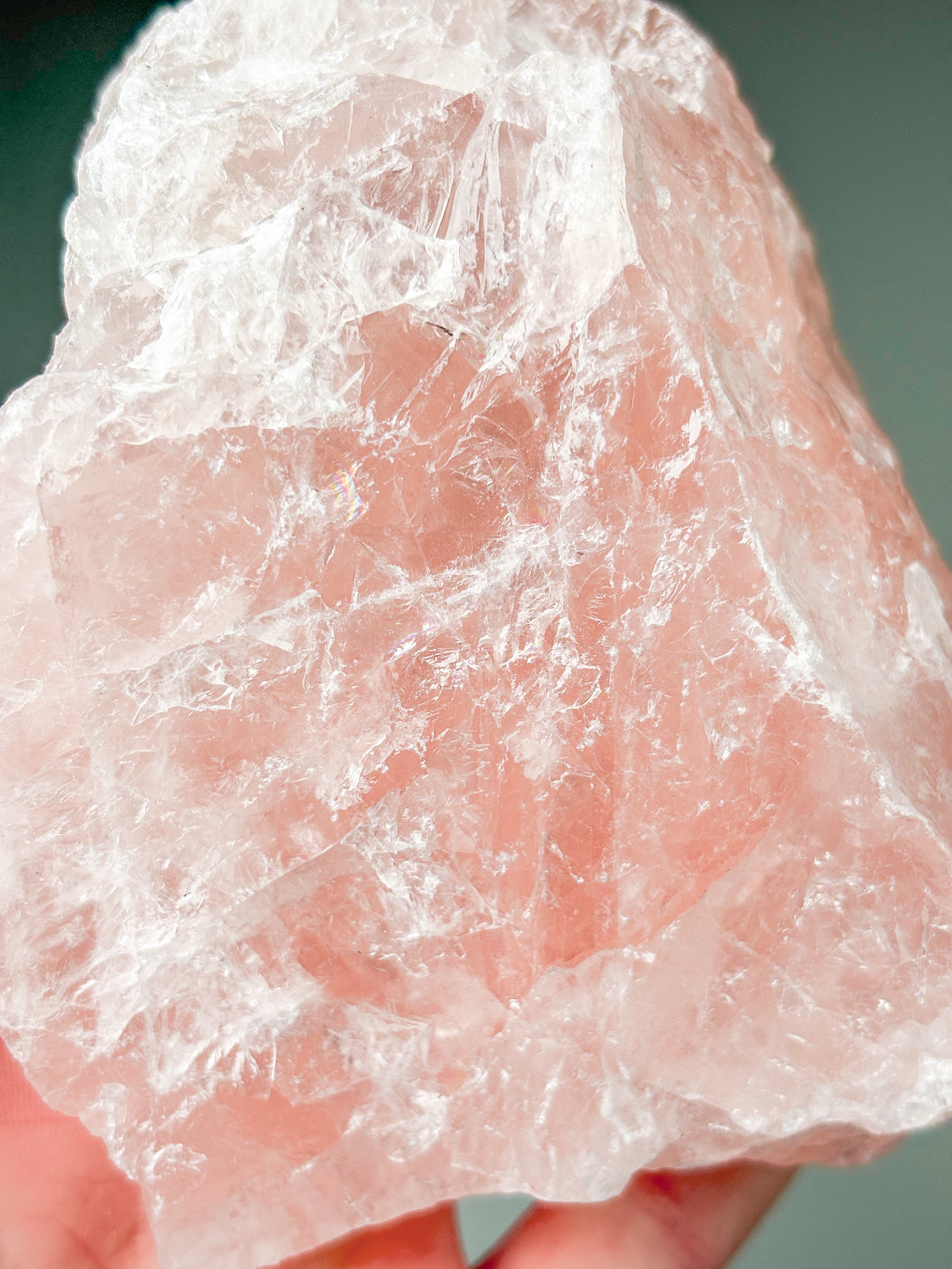 Stor Rå Rosakvarts (Nr. 20)