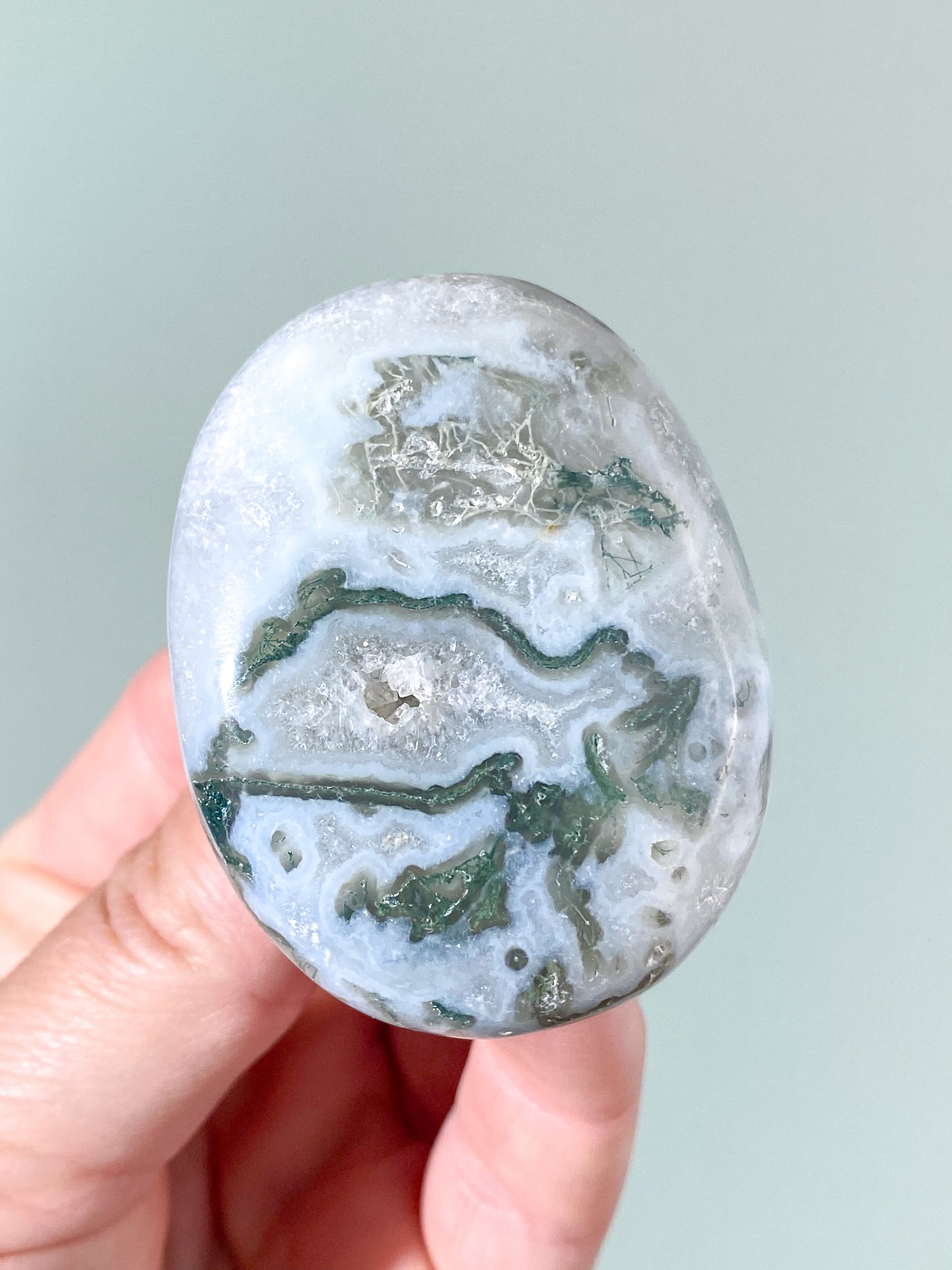 Mossa Agat Palmstone (Nr. 10)