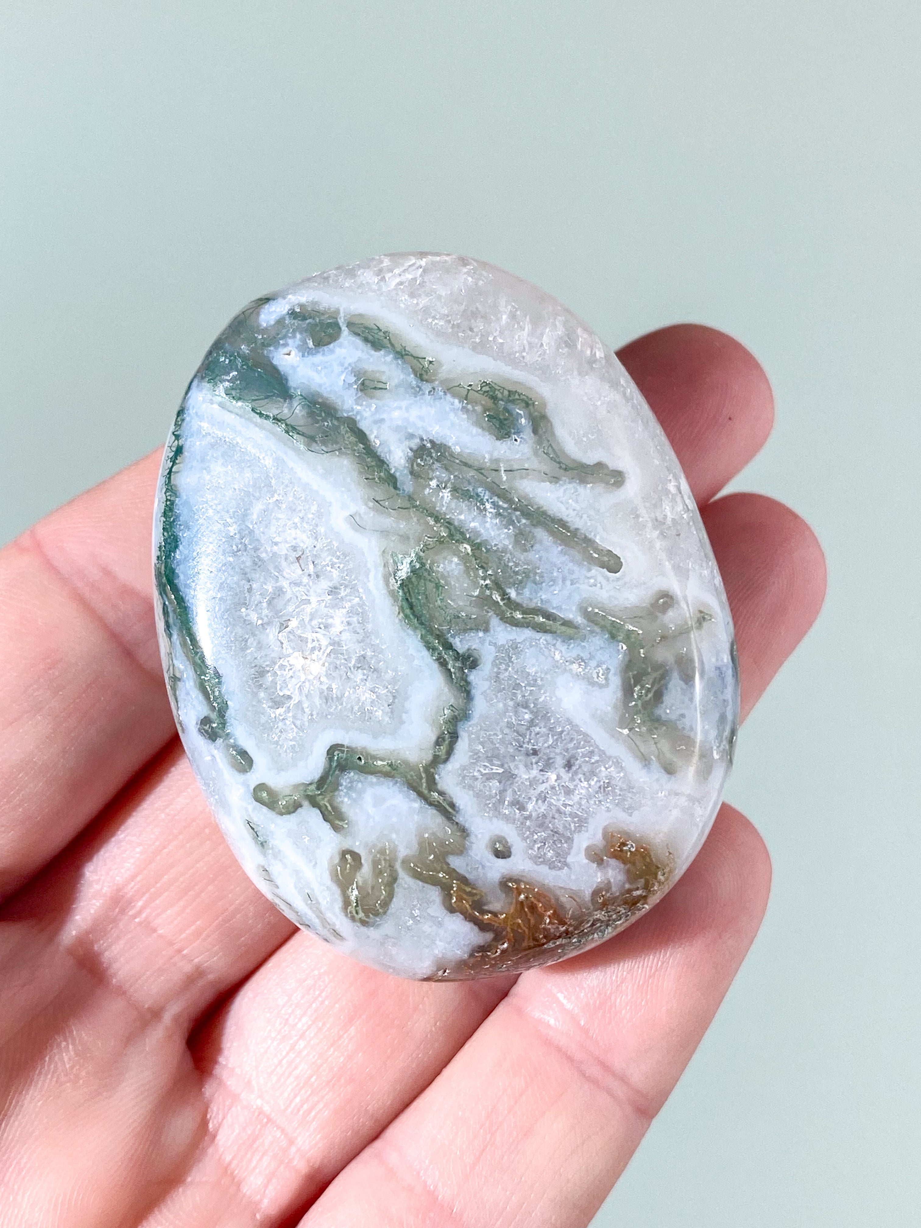 Mossa Agat Palmstone (Nr. 10)