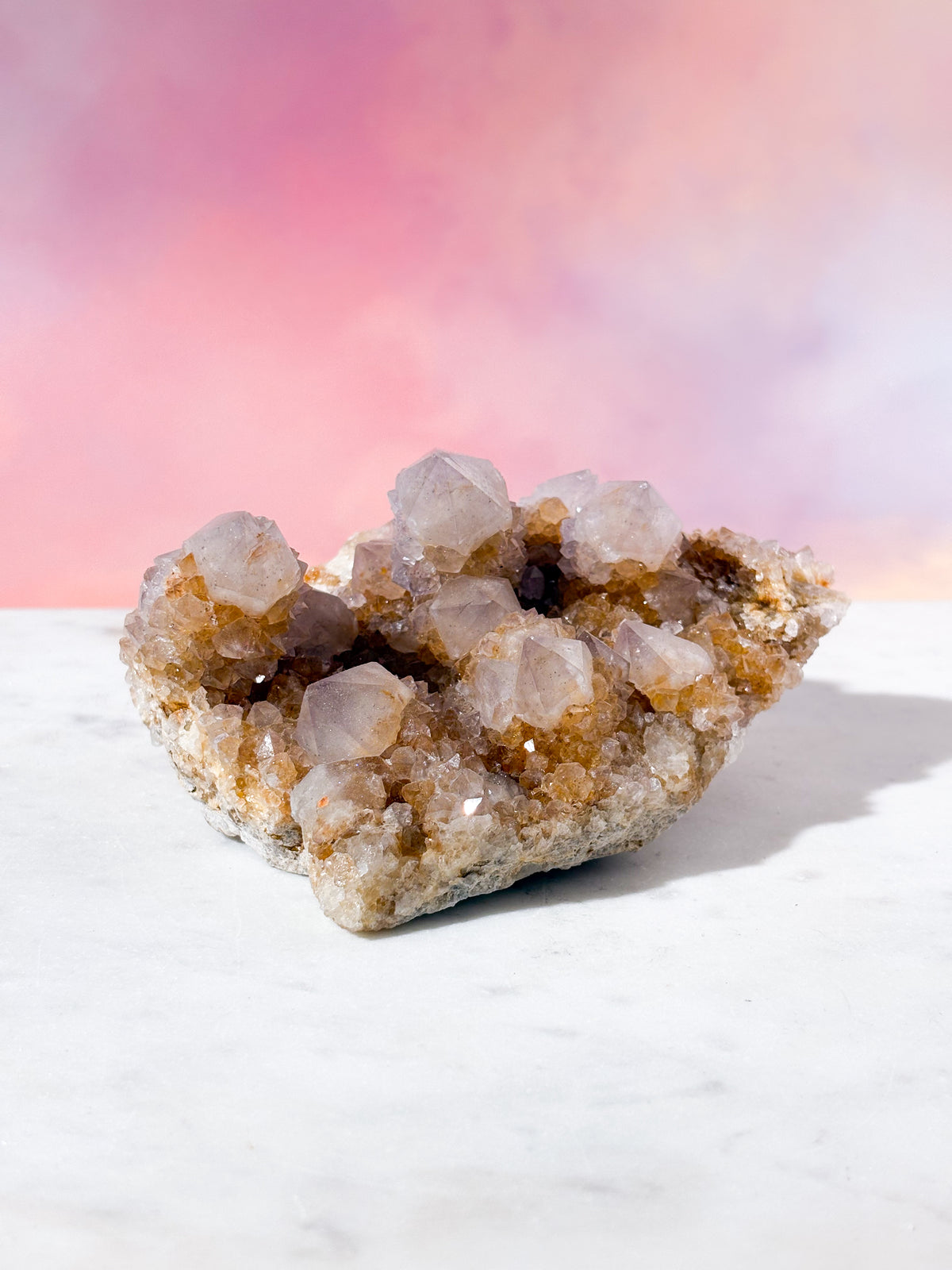 Vit Spirit Quartz-kluster (Nr. 5)