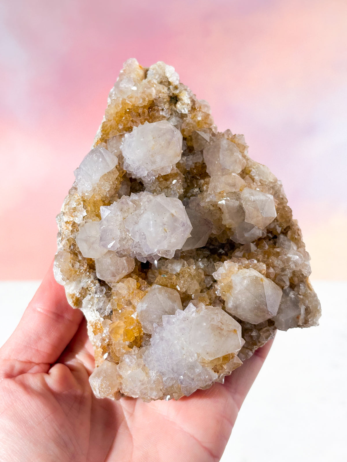 Vit Spirit Quartz-kluster (Nr. 5)