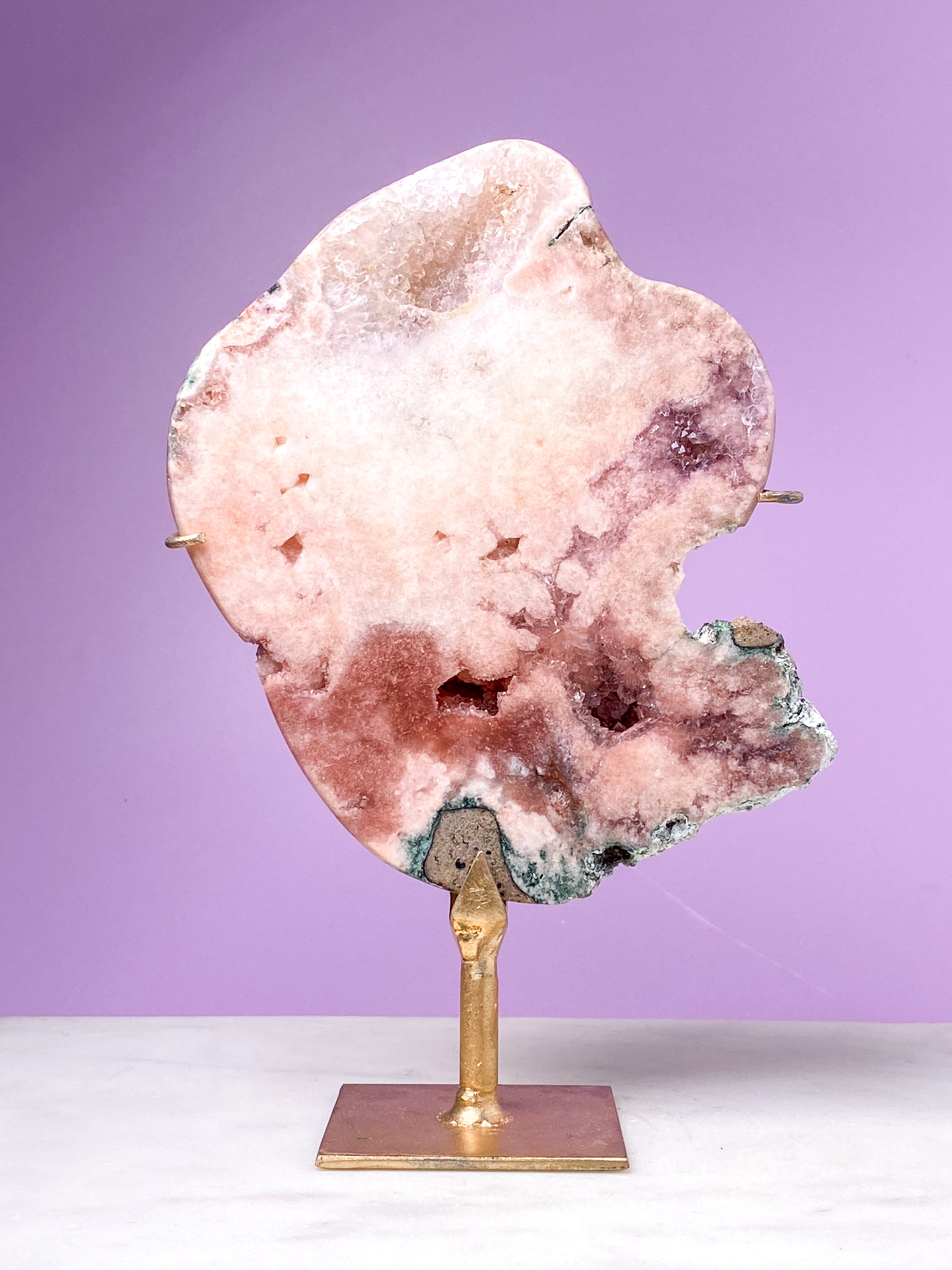 Pink Ametyst på fod (Nr. 19)
