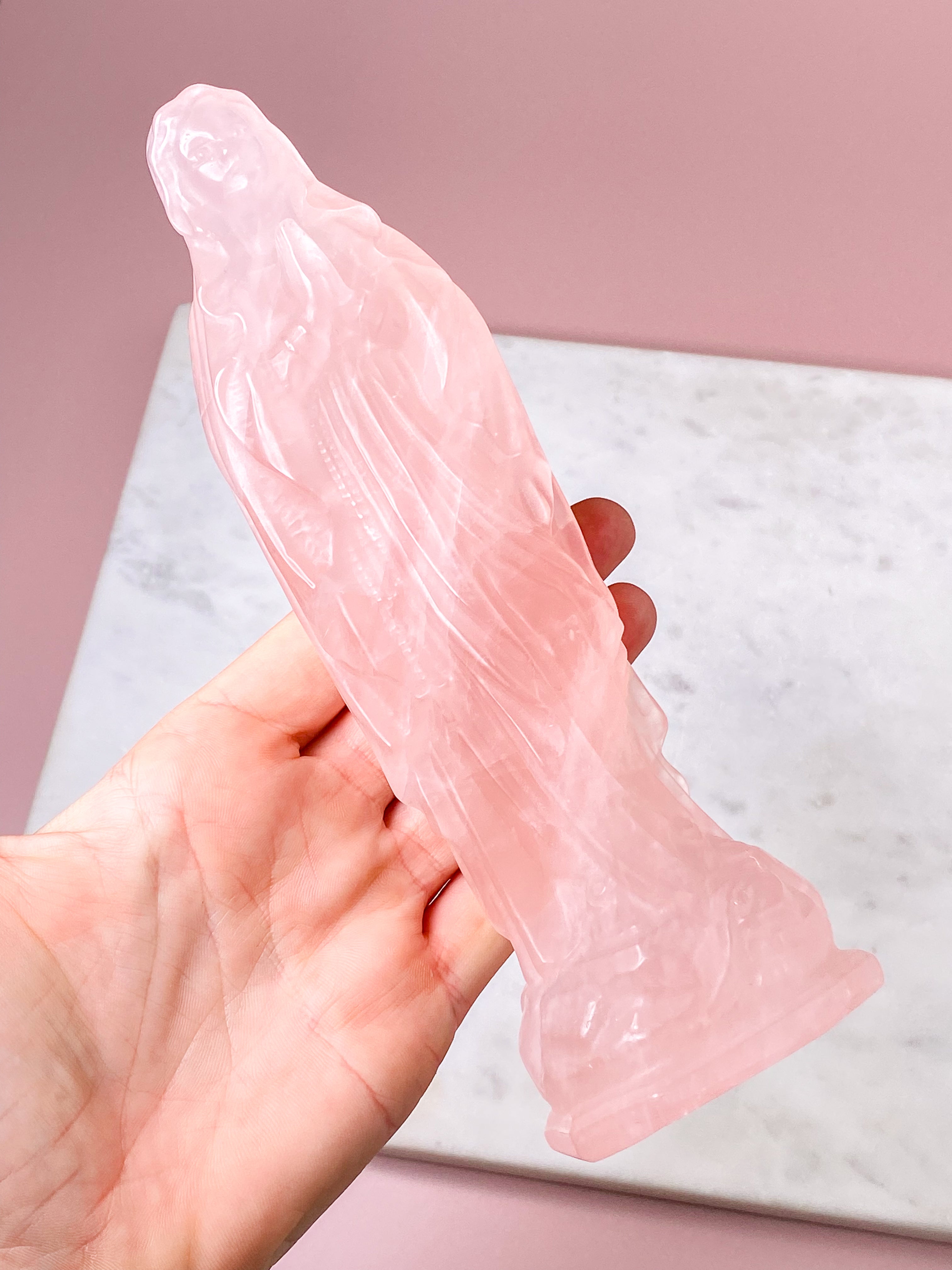 XL Rosakvarts Tower (1,5 kg)