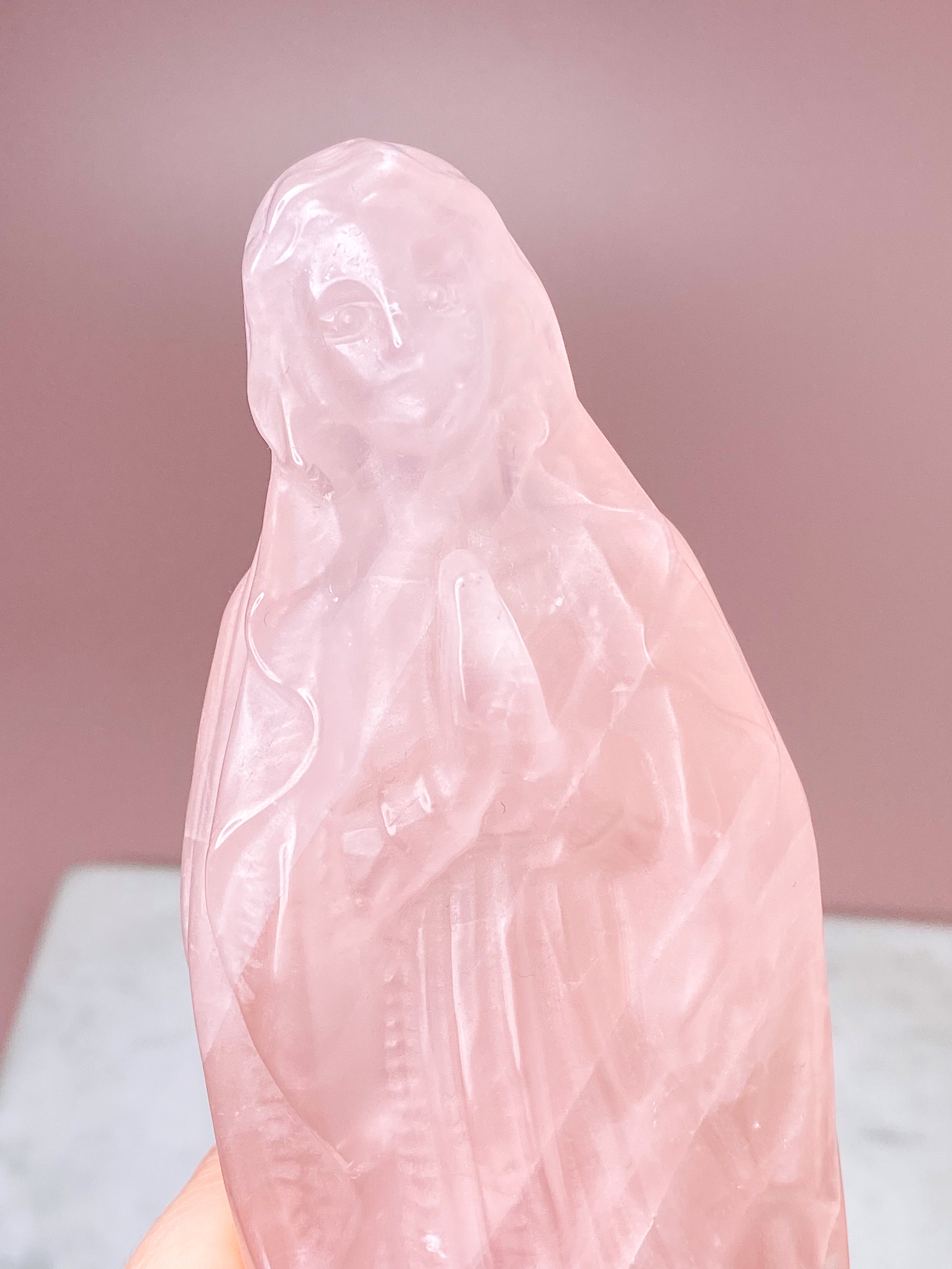 XL Rosakvarts Tower (1,5 kg)