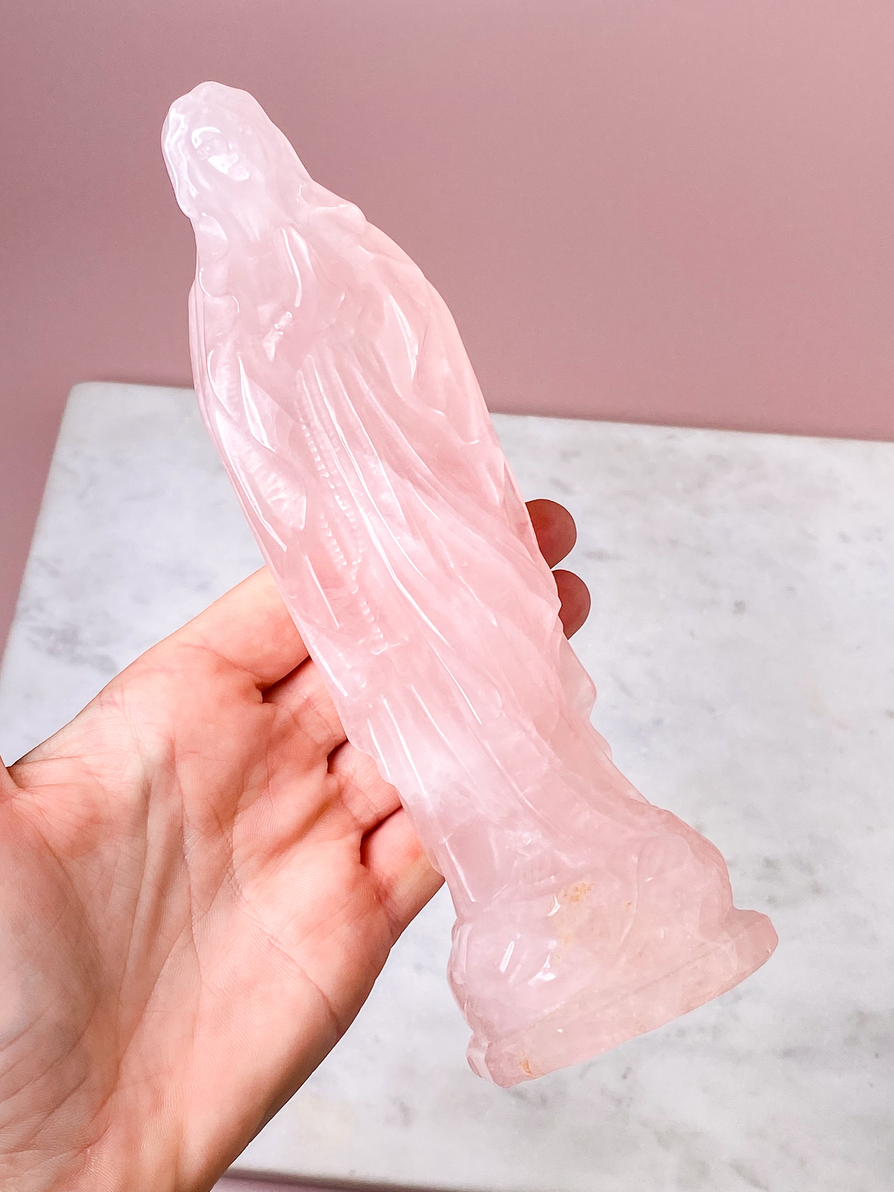 XL Rosakvarts Tower (1,5 kg)