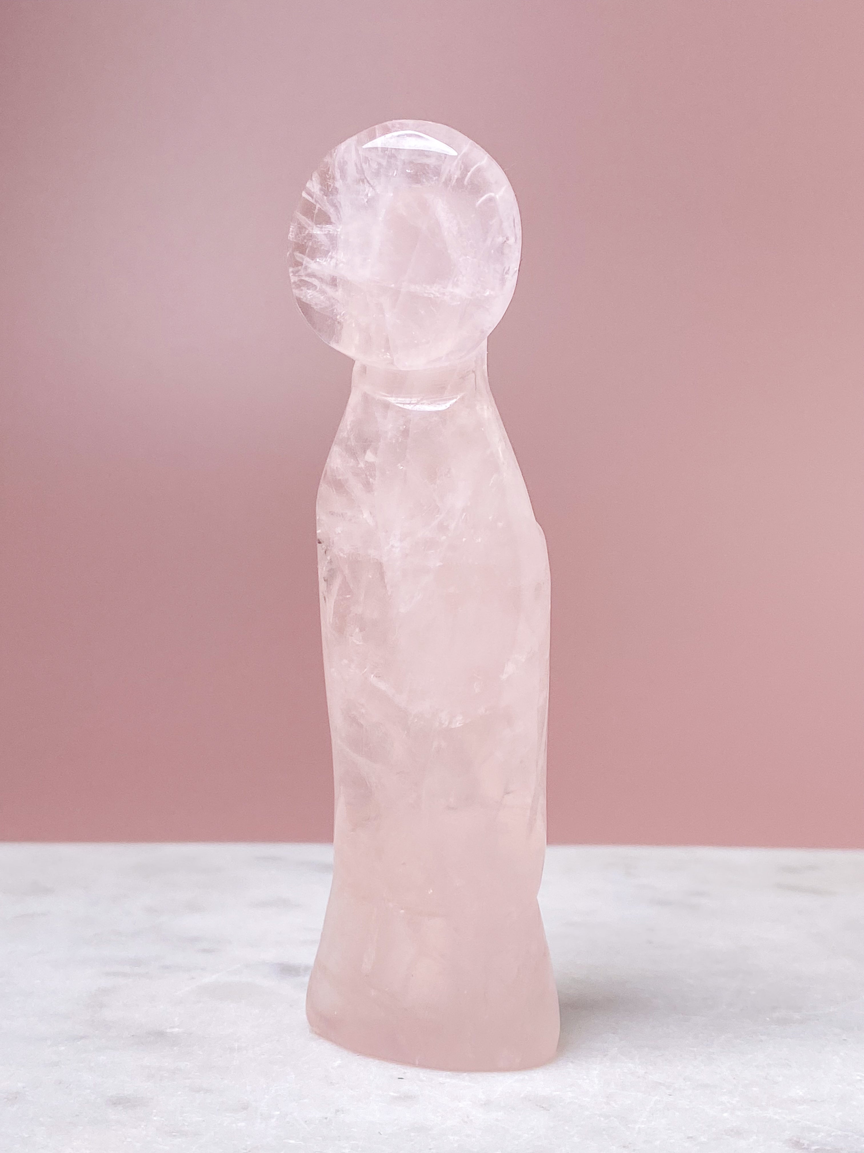 XL Rosakvarts Tower (1,5 kg)