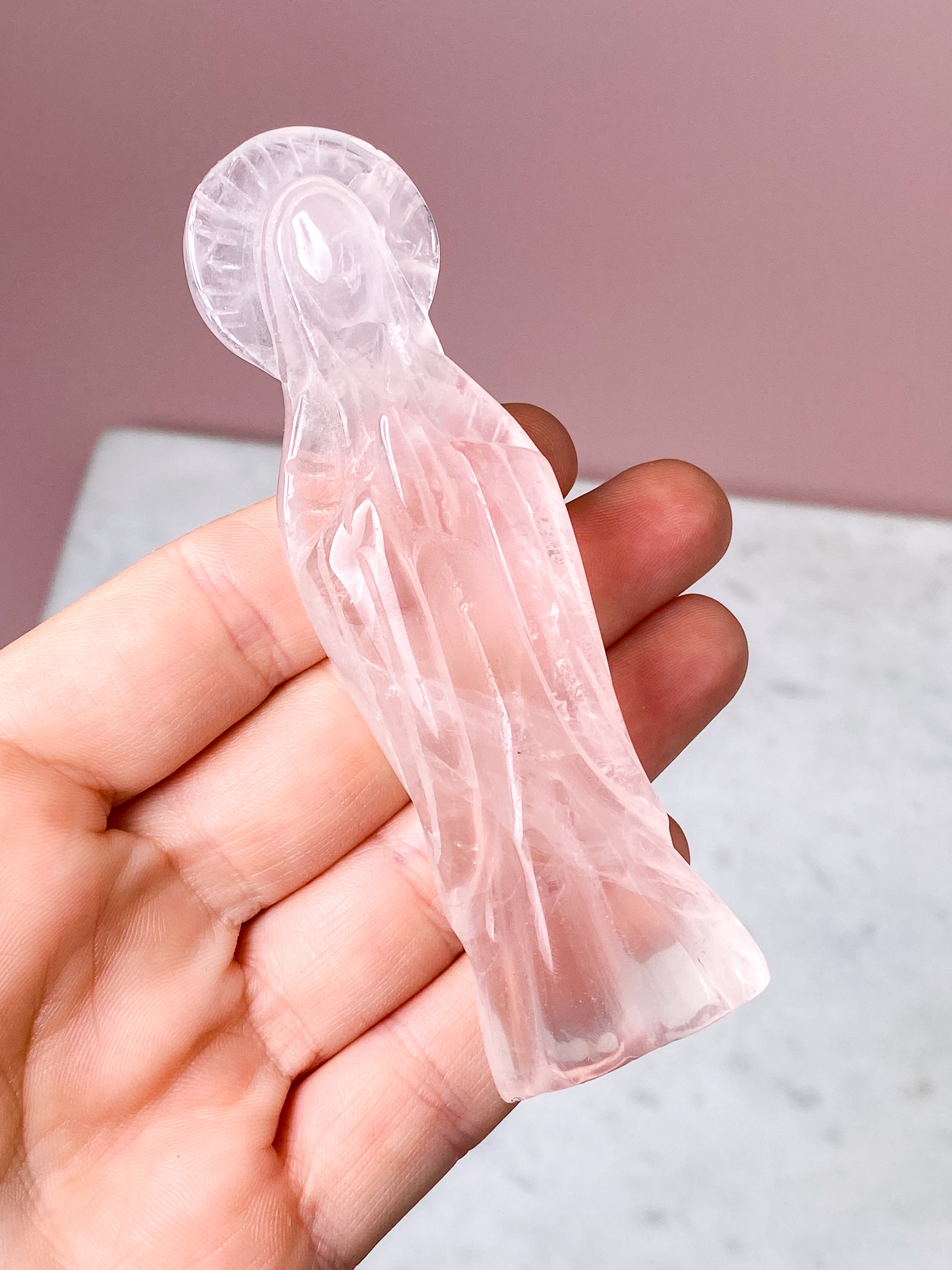 XL Rosakvarts Tower (1,5 kg)