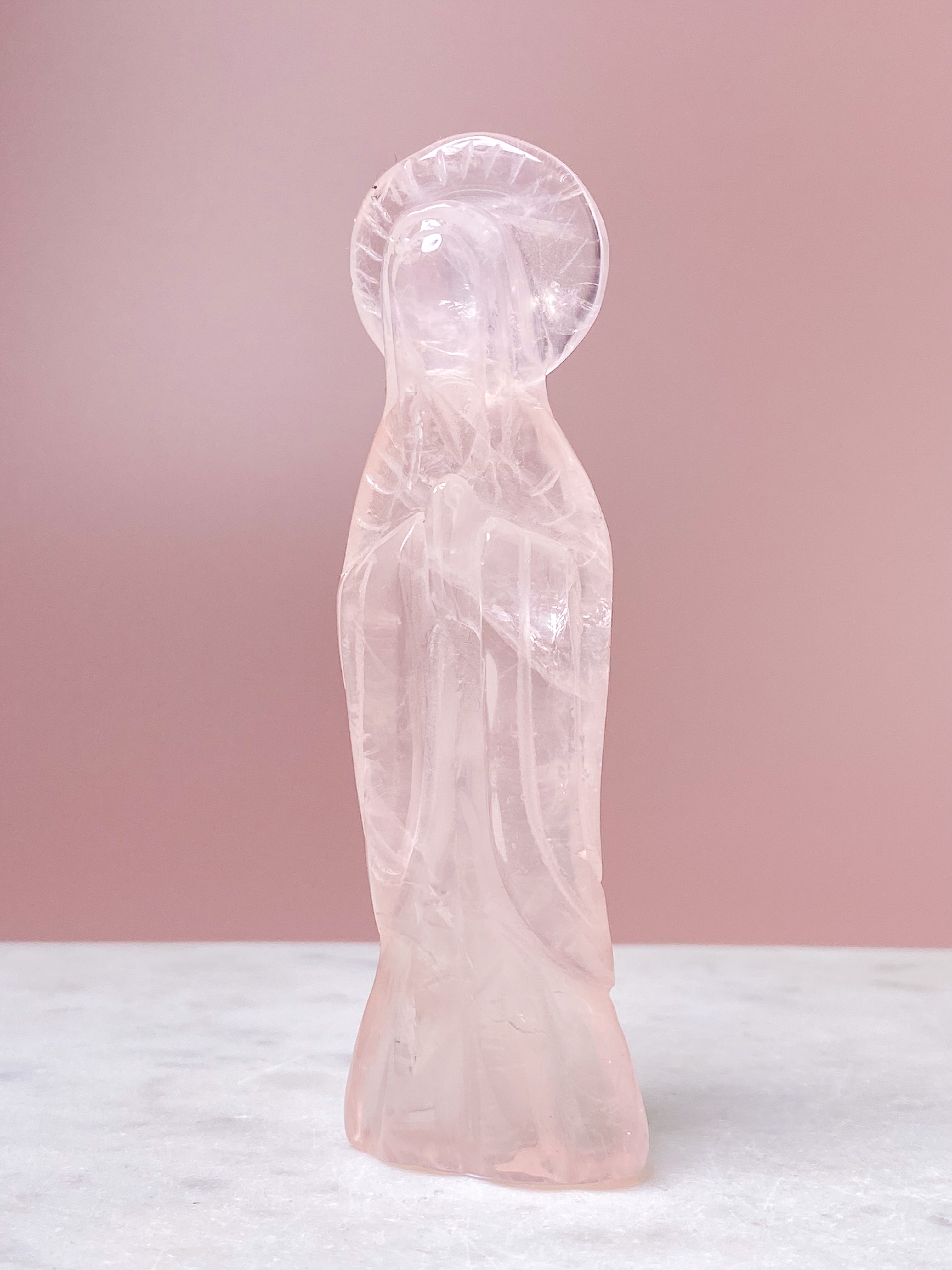 XL Rosakvarts Tower (1,5 kg)