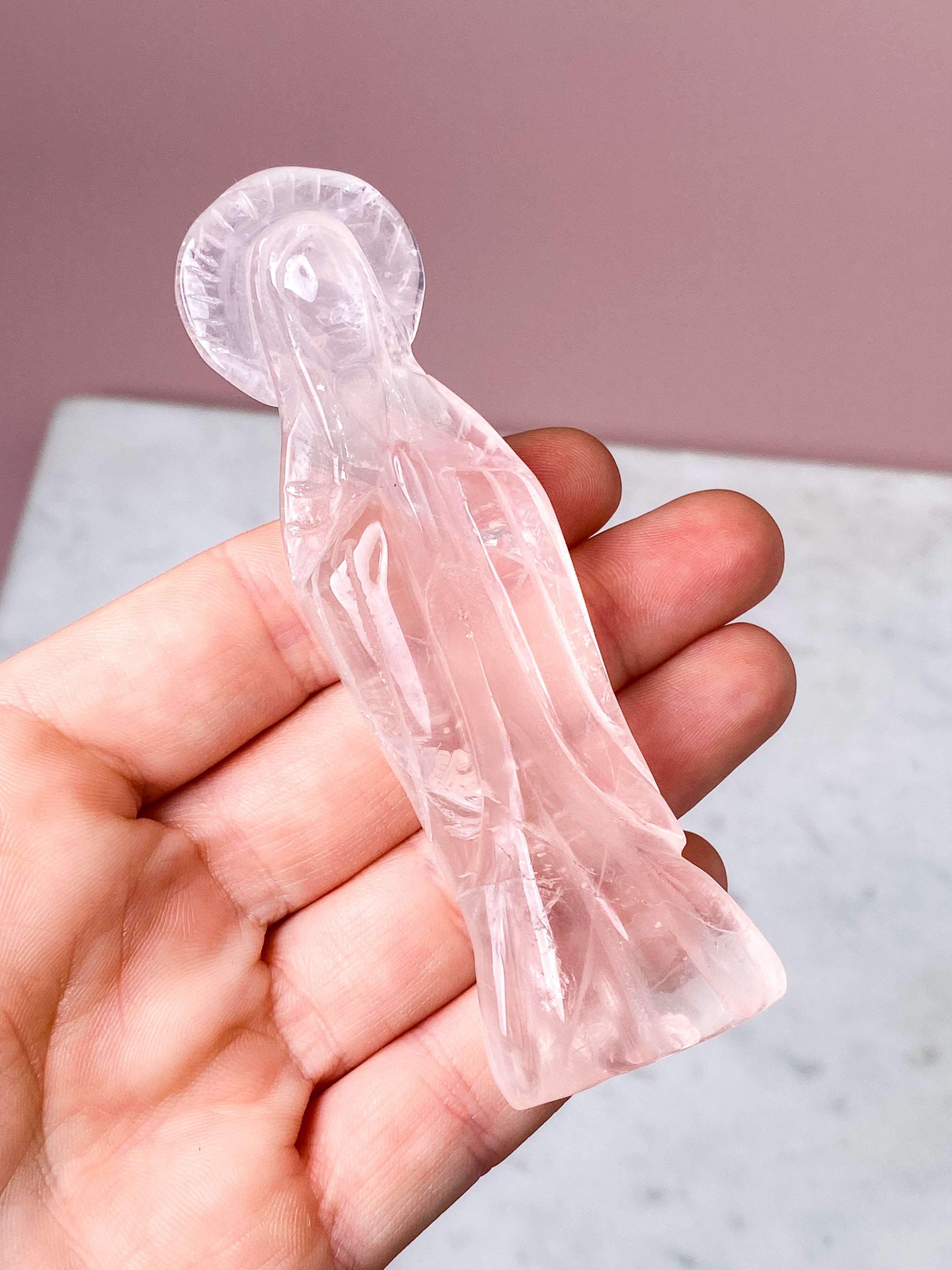 XL Rosakvarts Tower (1,5 kg)