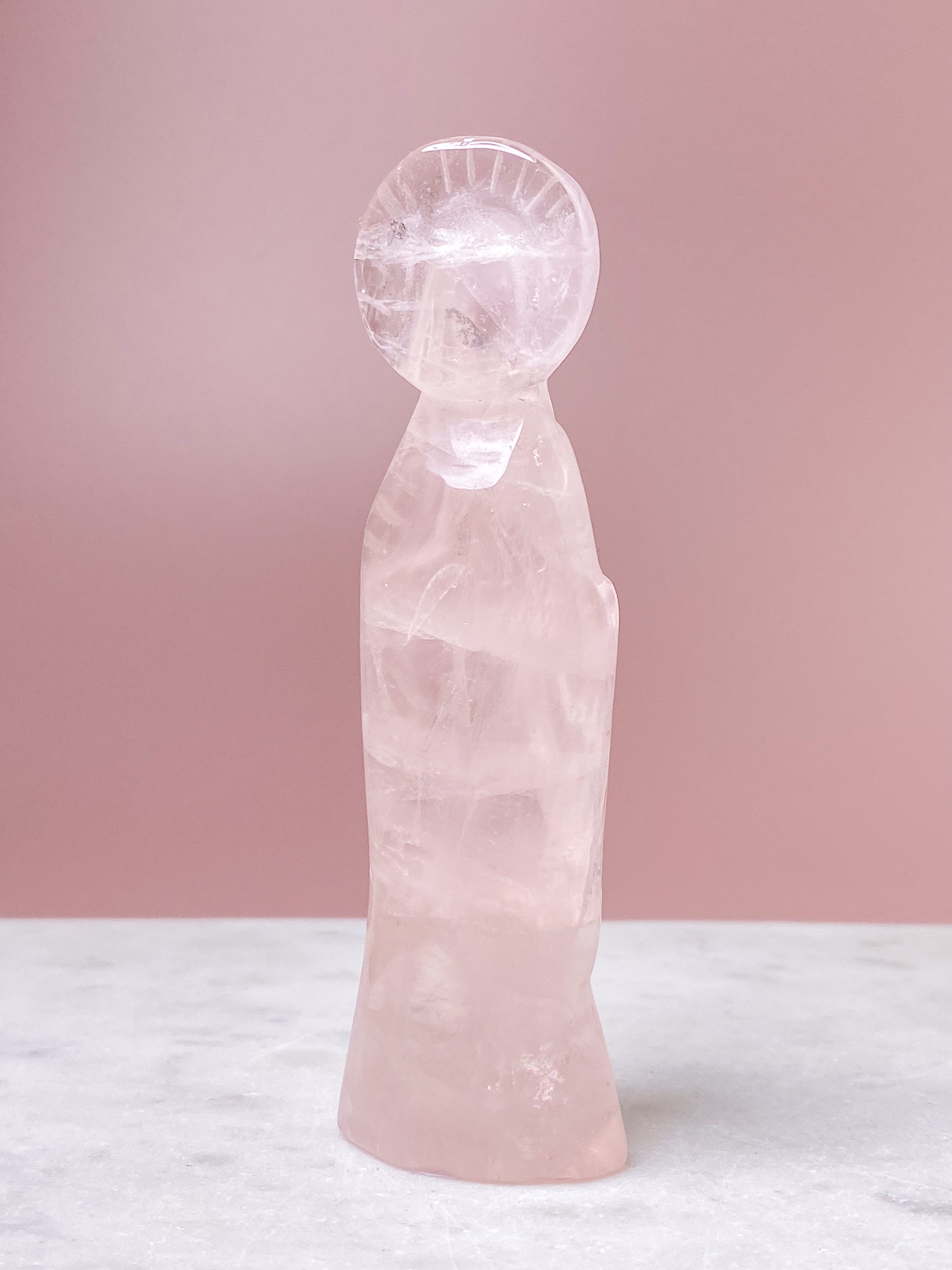 XL Rosakvarts Tower (1,5 kg)