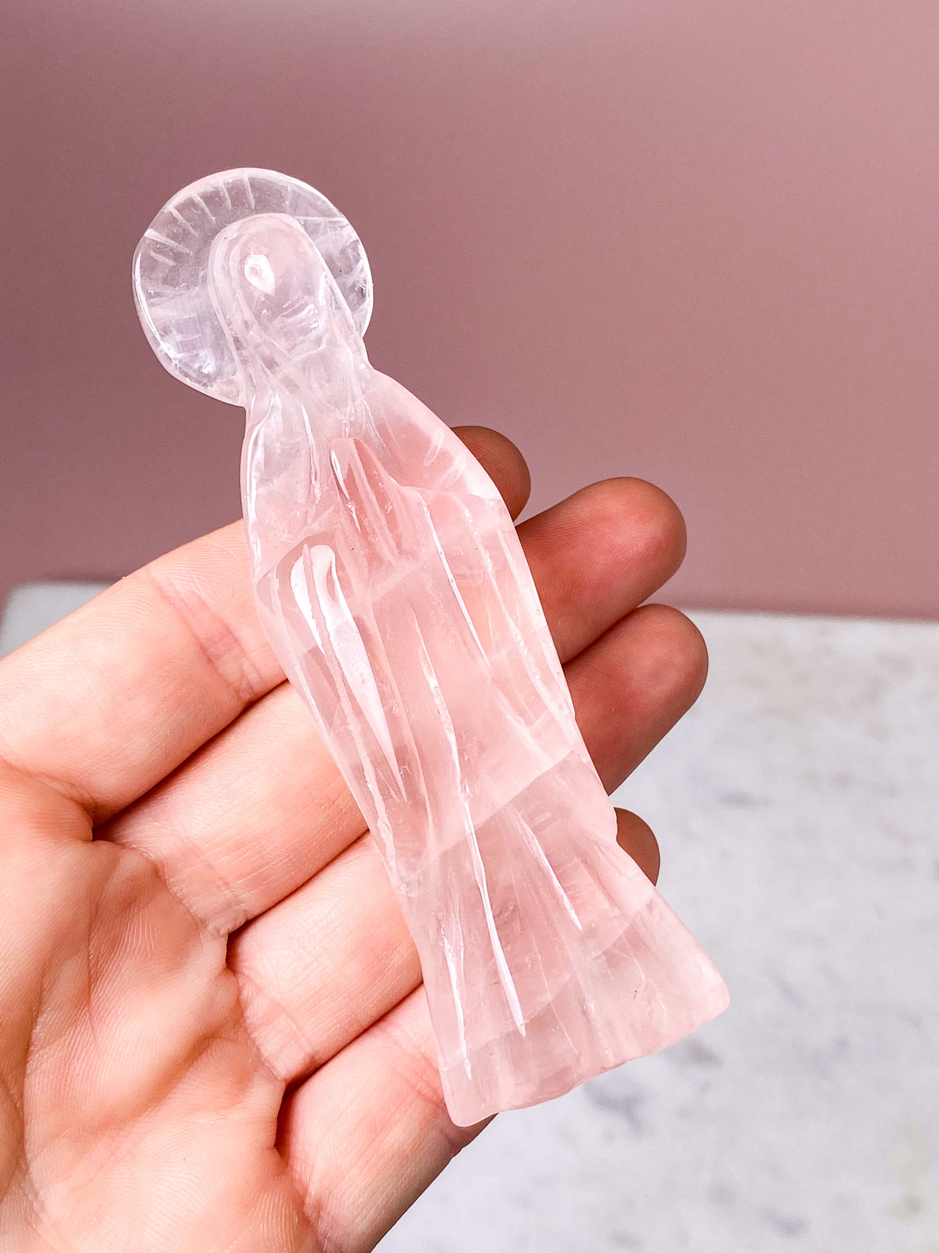 XL Rosakvarts Tower (1,5 kg)