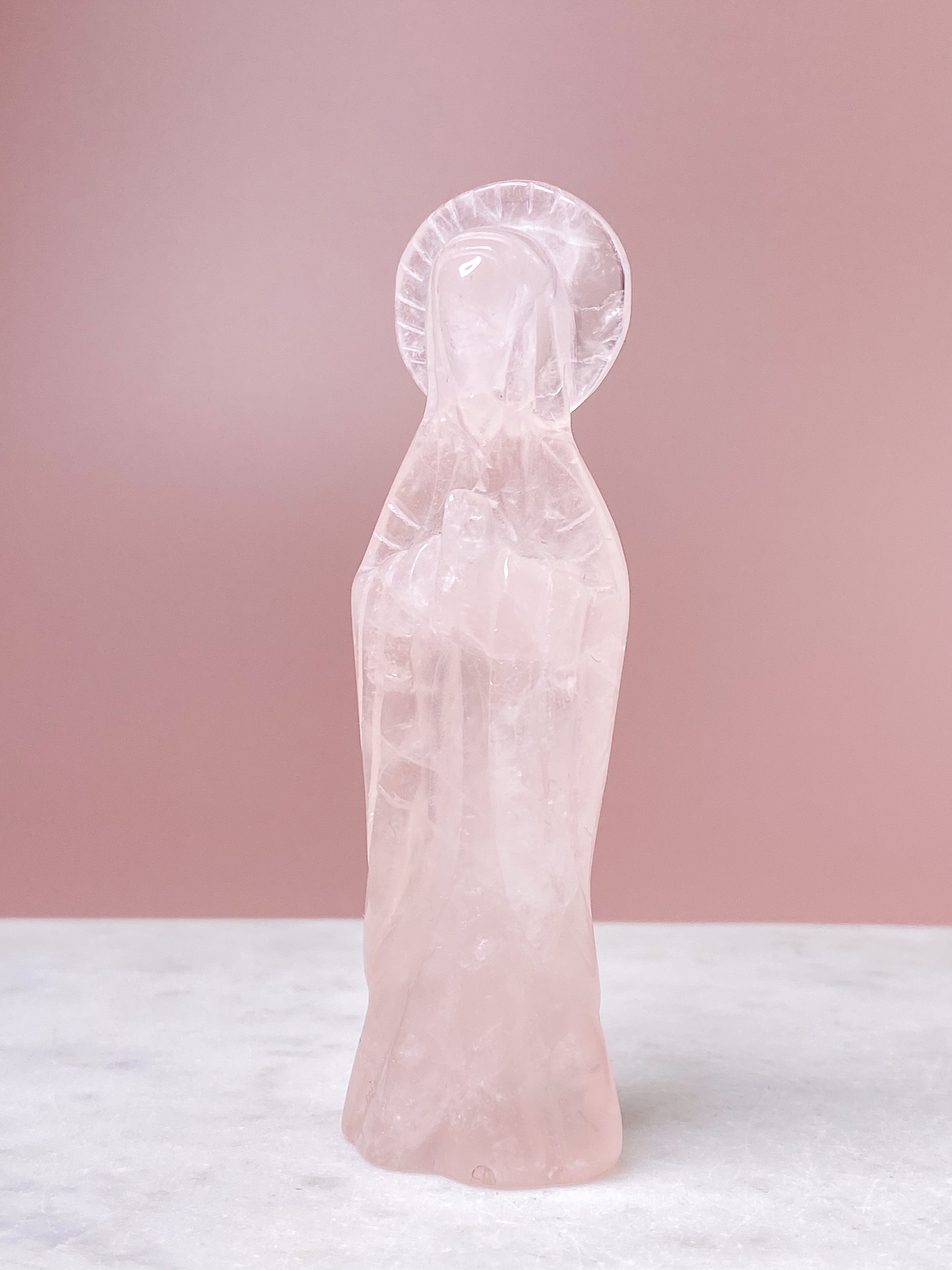 XL Rosakvarts Tower (1,5 kg)