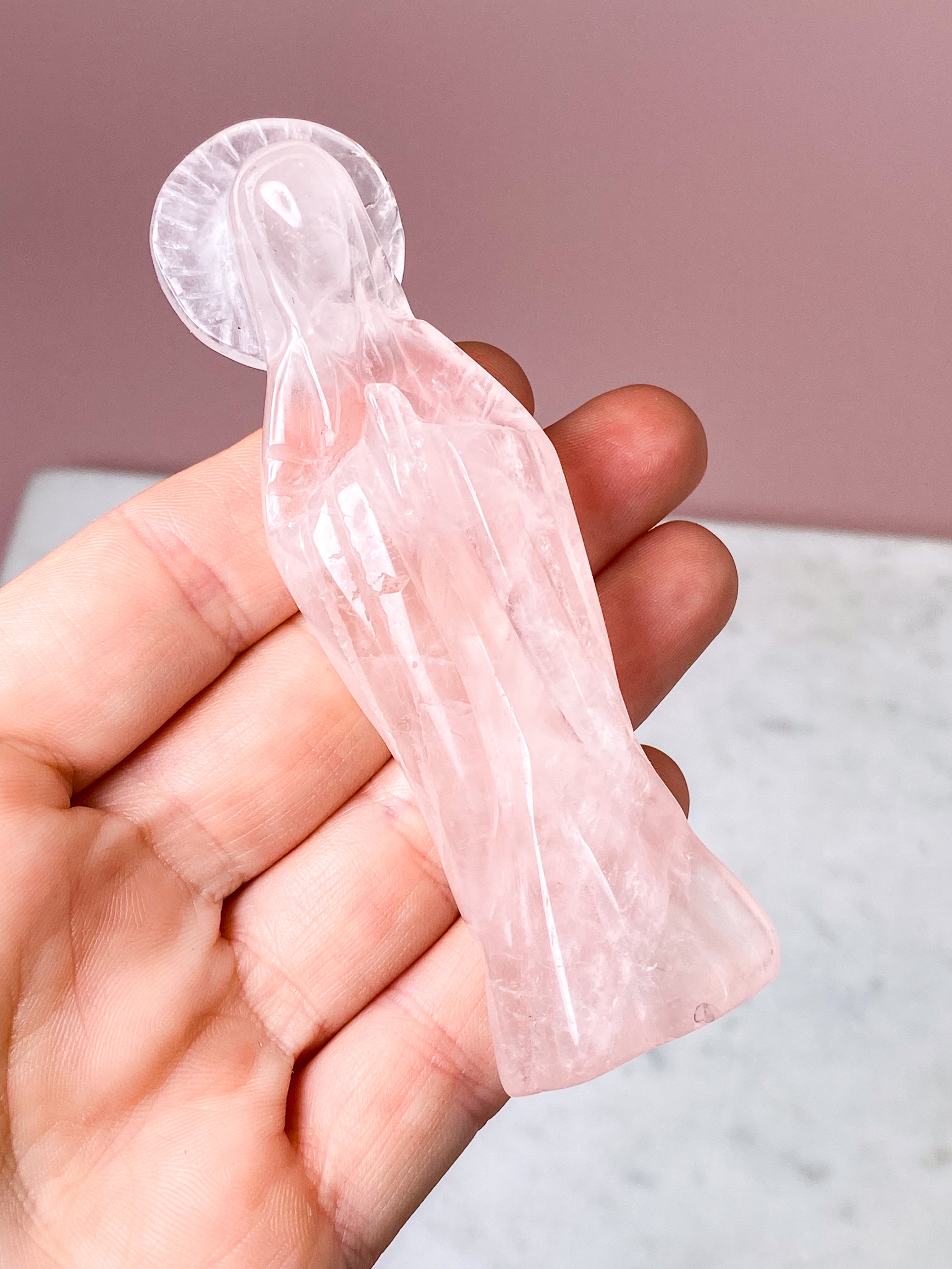 XL Rosakvarts Tower (1,5 kg)