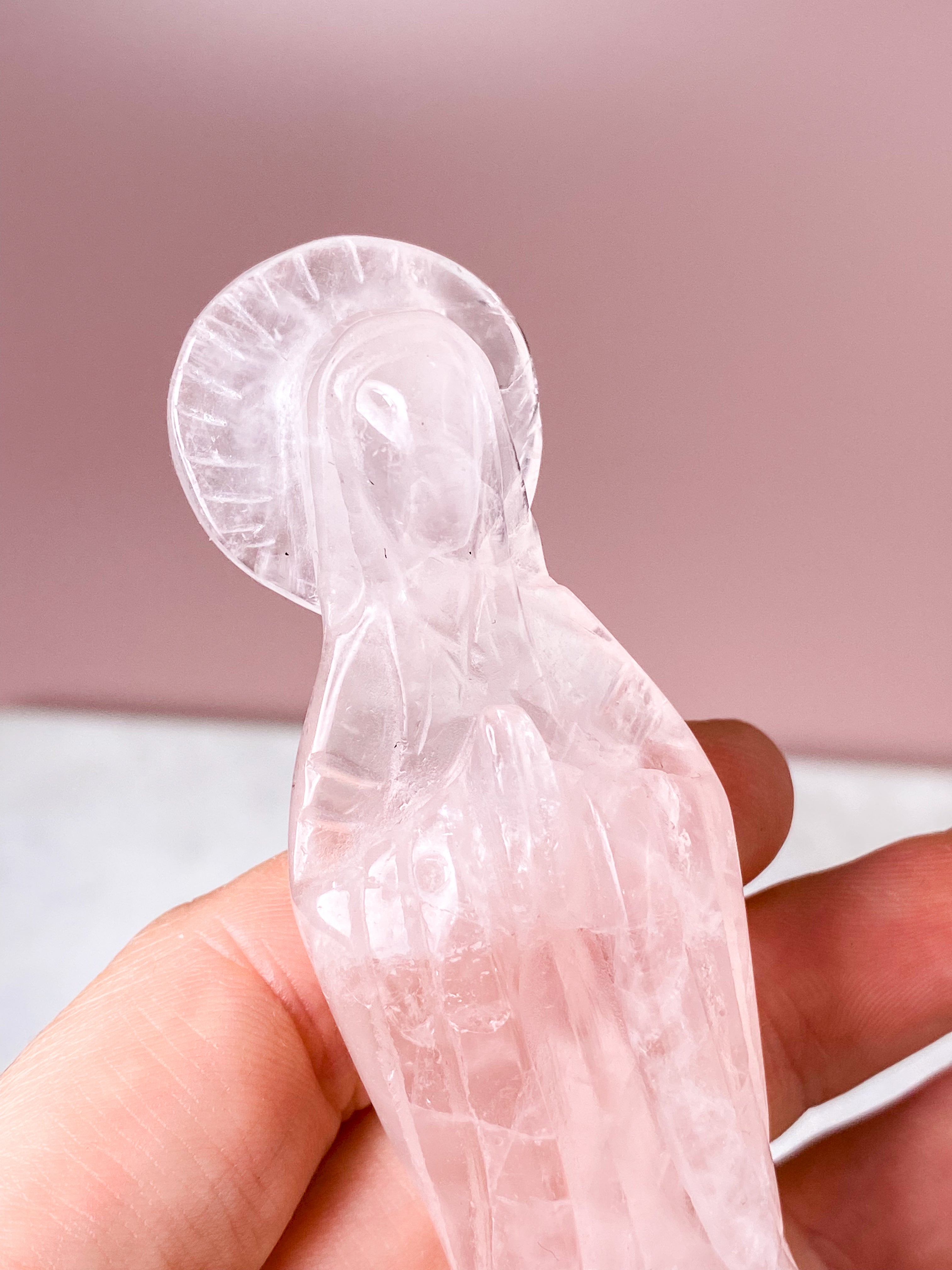 XL Rosakvarts Tower (1,5 kg)