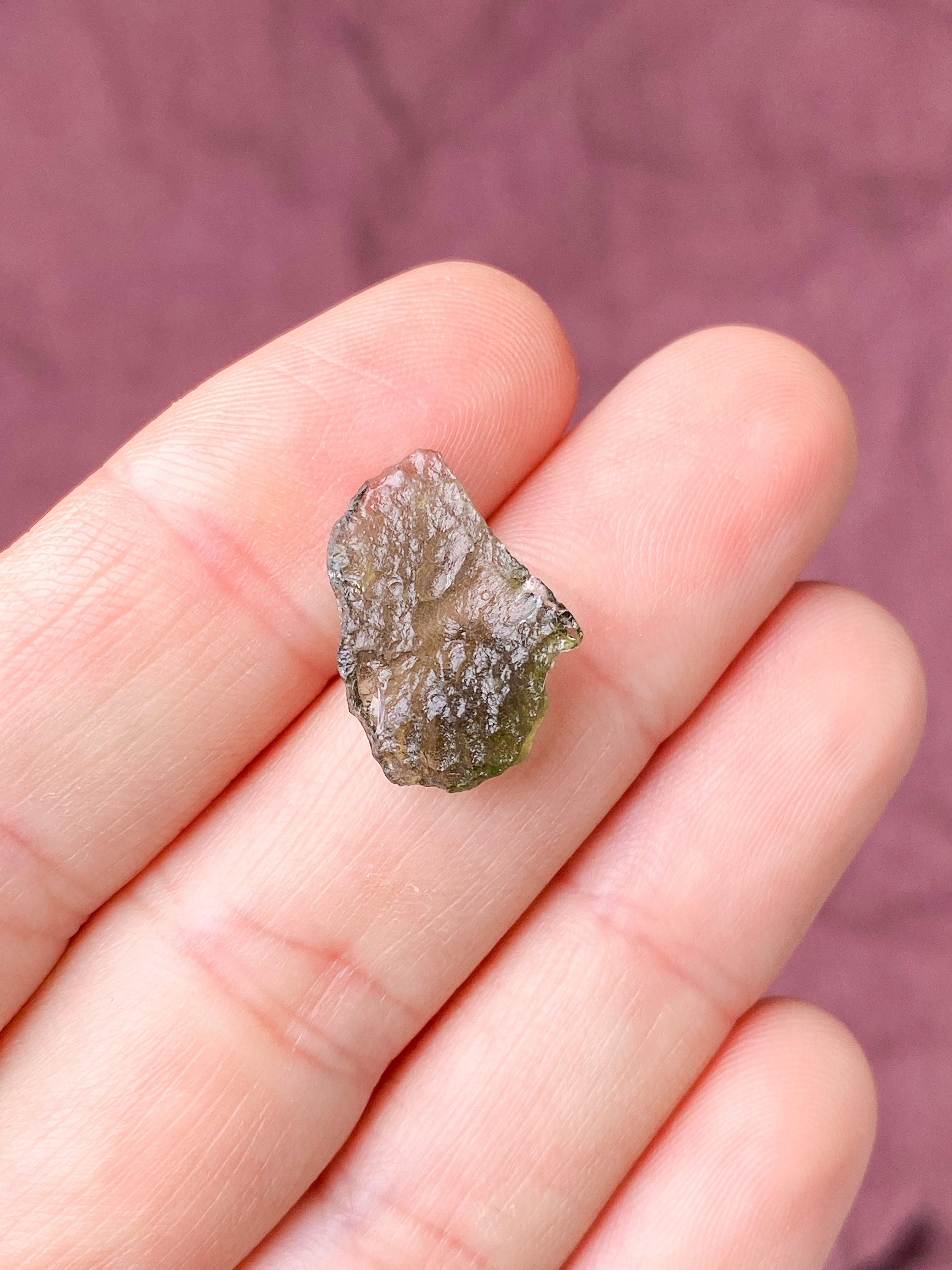Besednice Moldavit Pendant (nr 18)