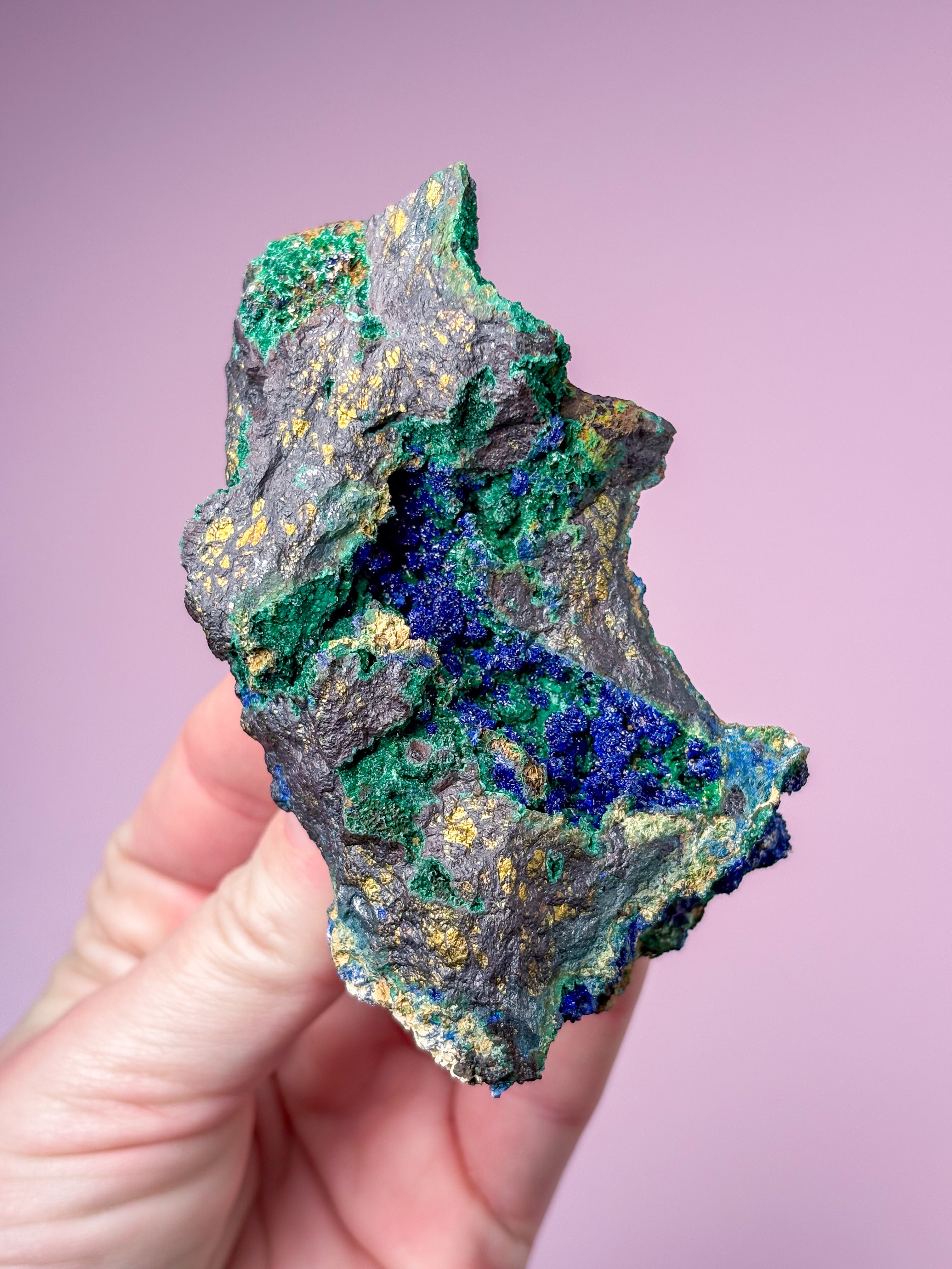 Azuritkluster (nr 10)