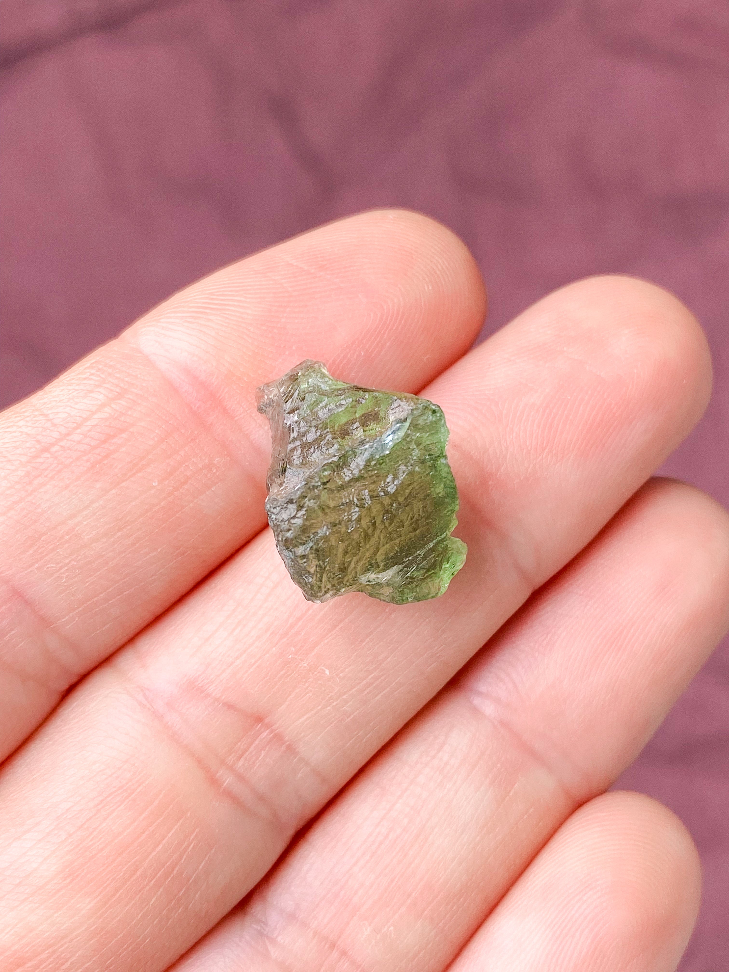 Besednice Moldavit Pendant (nr 18)