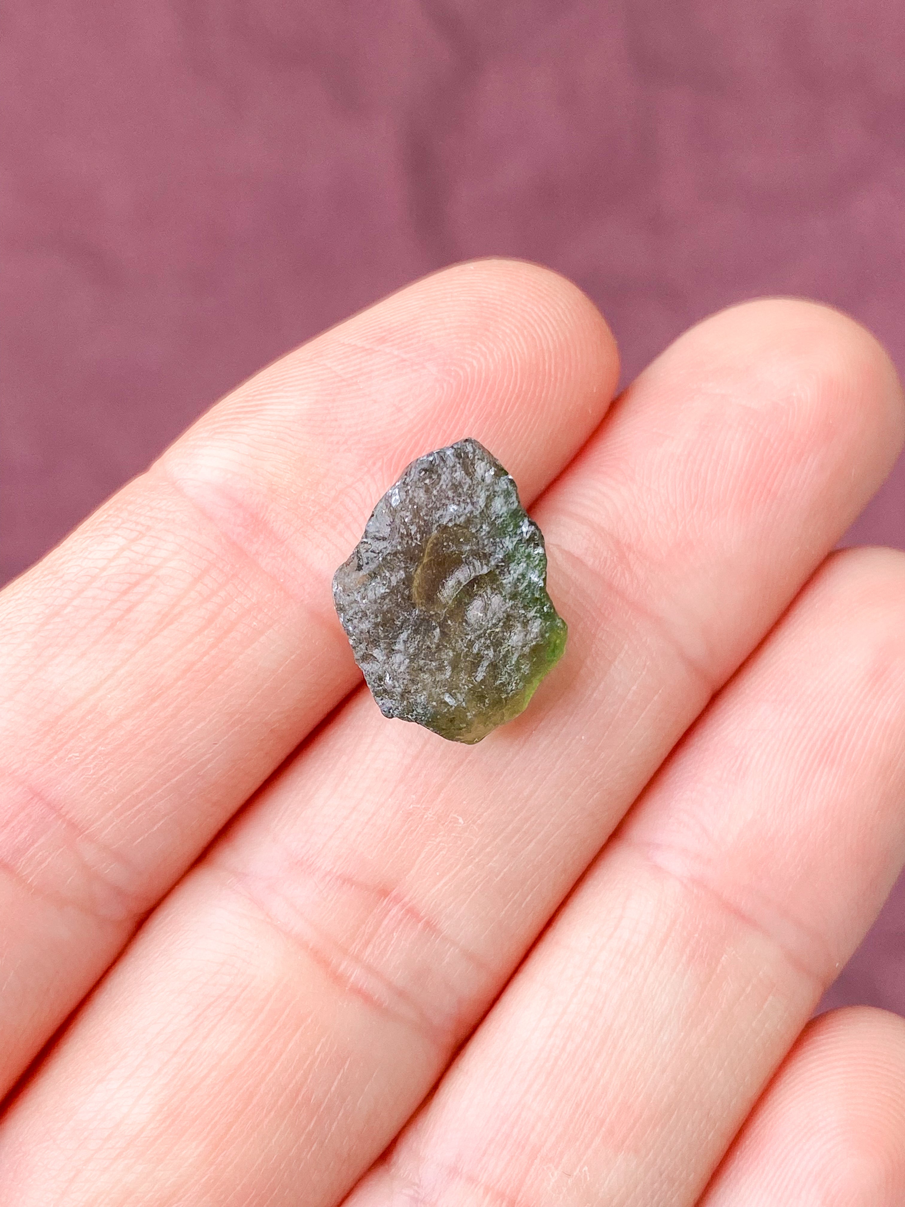 Besednice Moldavit Pendant (nr 18)