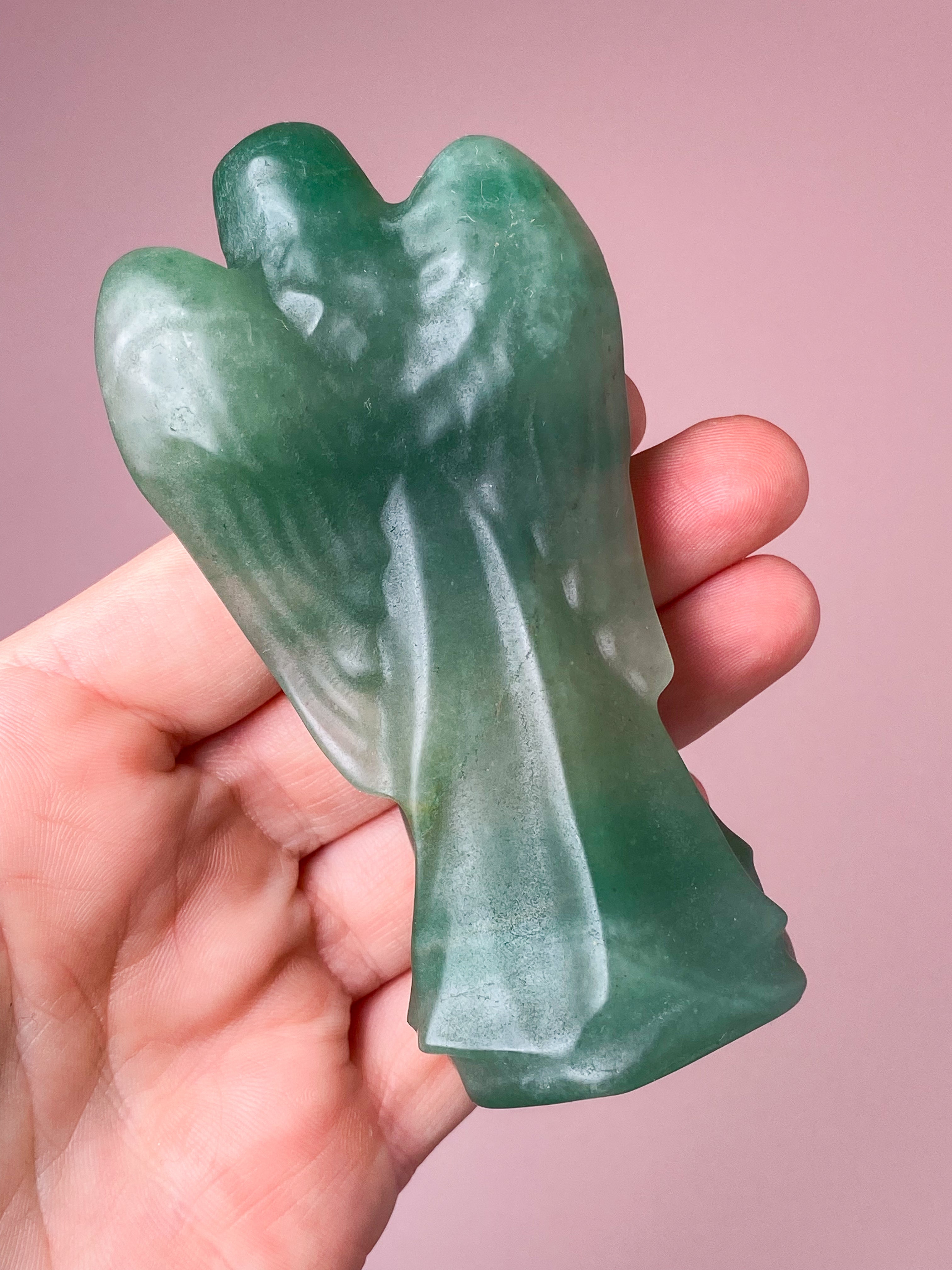 Green Aventurin Engel.