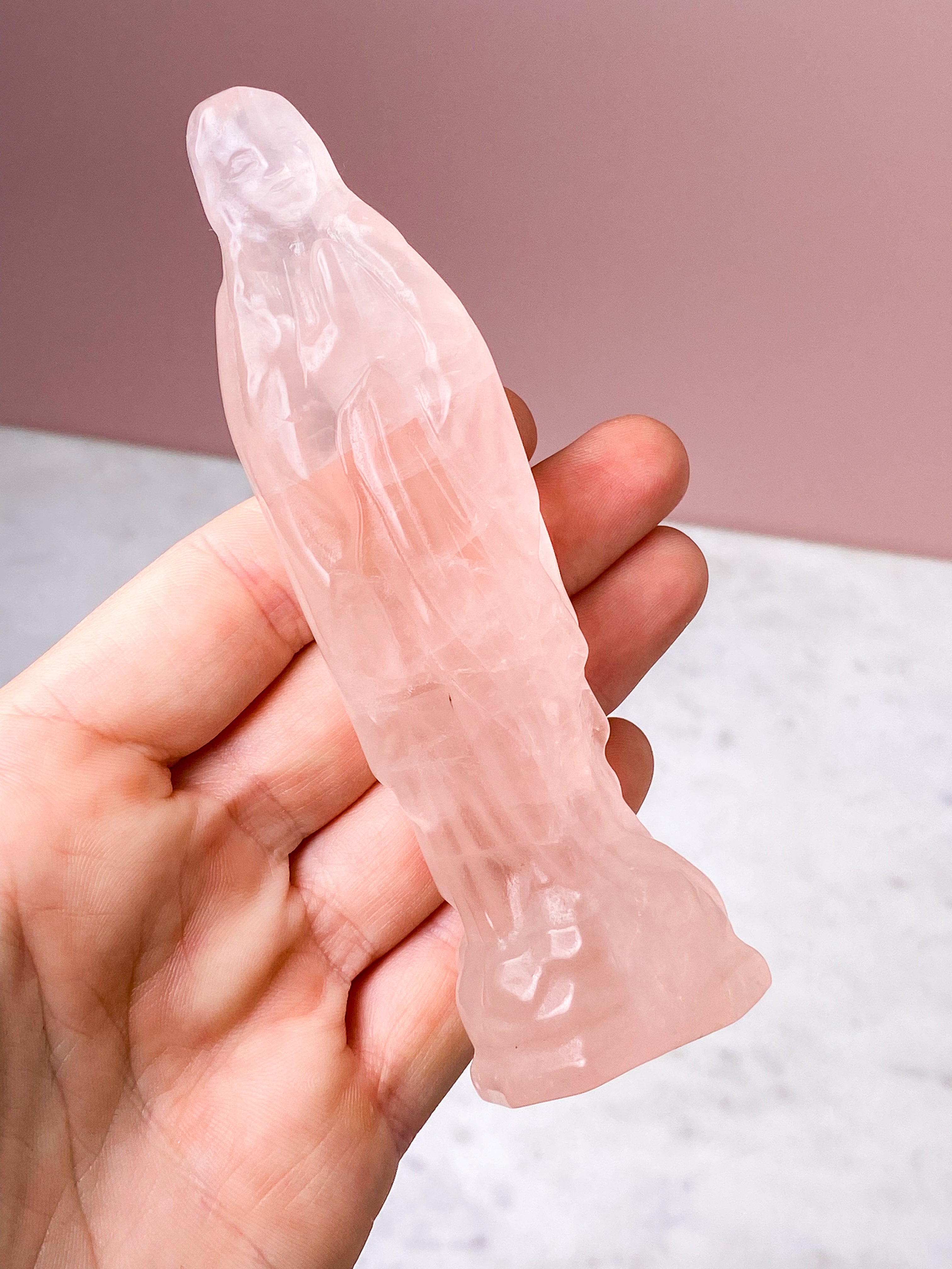 XL Rosakvarts Tower (1,5 kg)