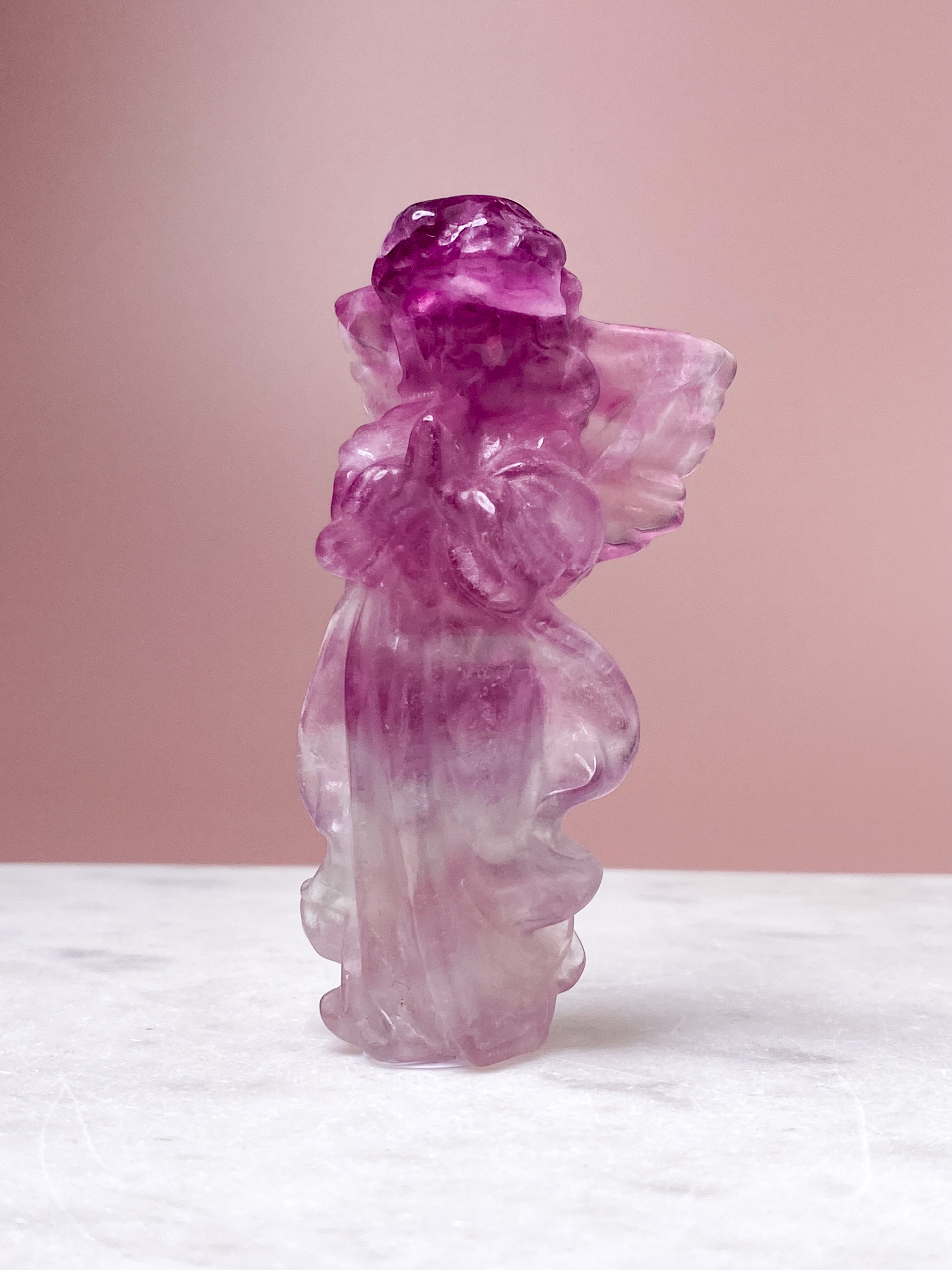 Vin röd fluorit torn - sällsynt