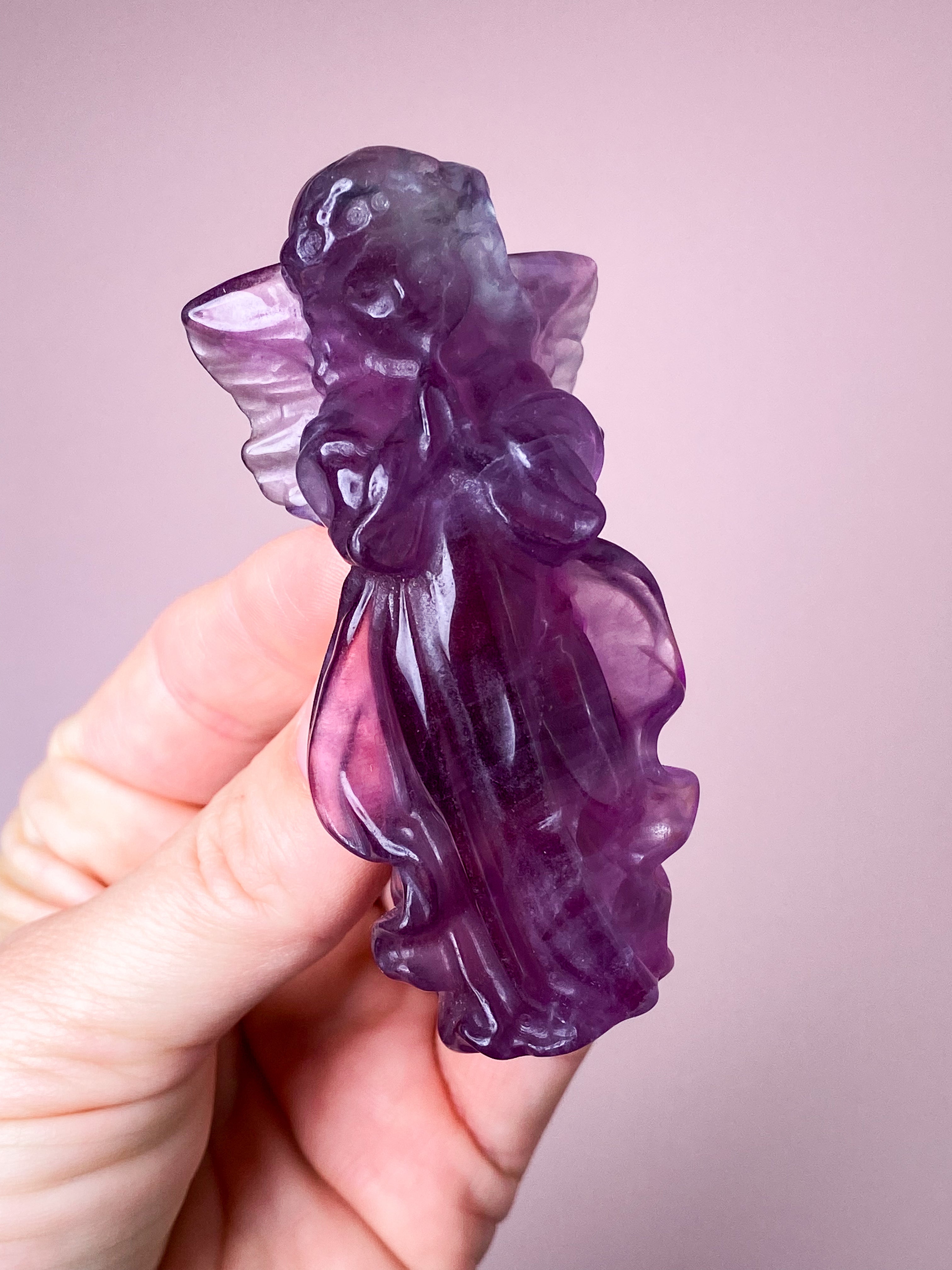 Vin röd fluorit torn - sällsynt