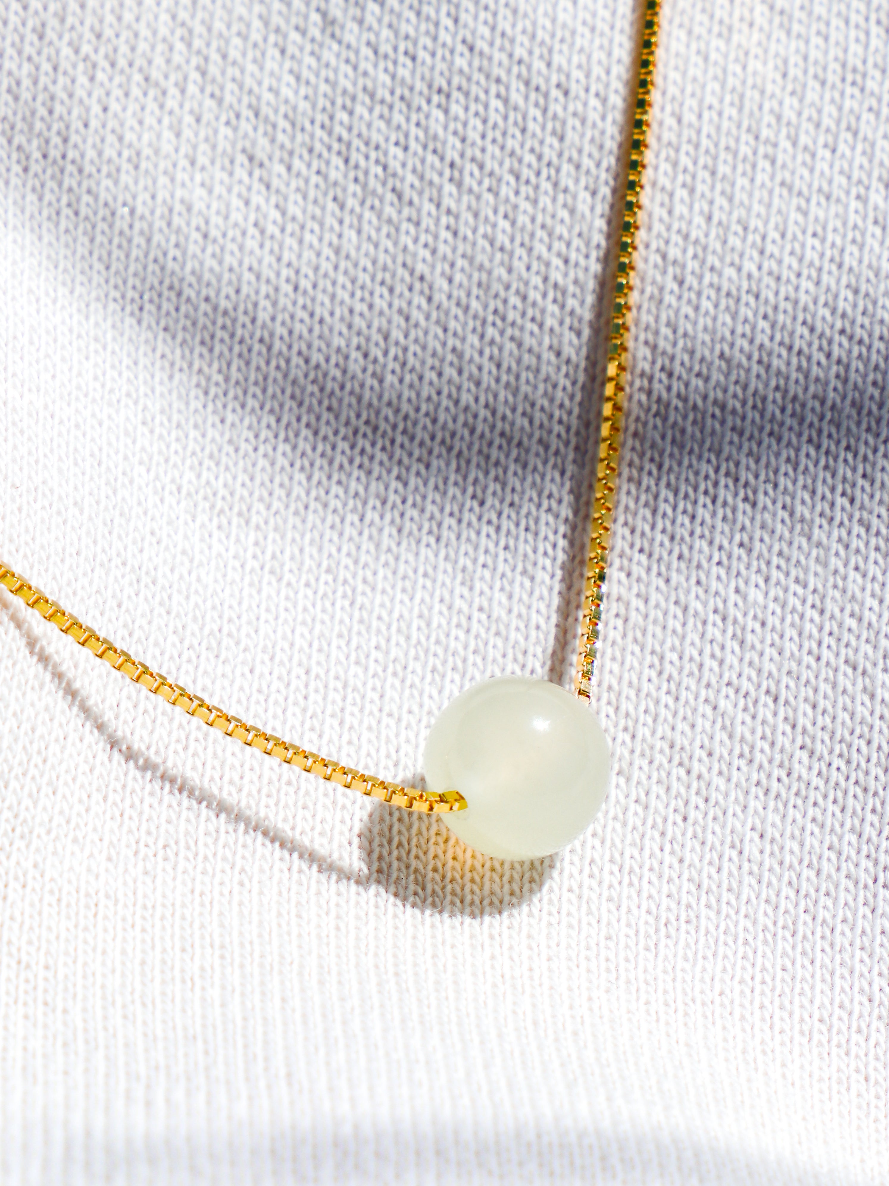 Akvamarin - Petite Heart - Guld