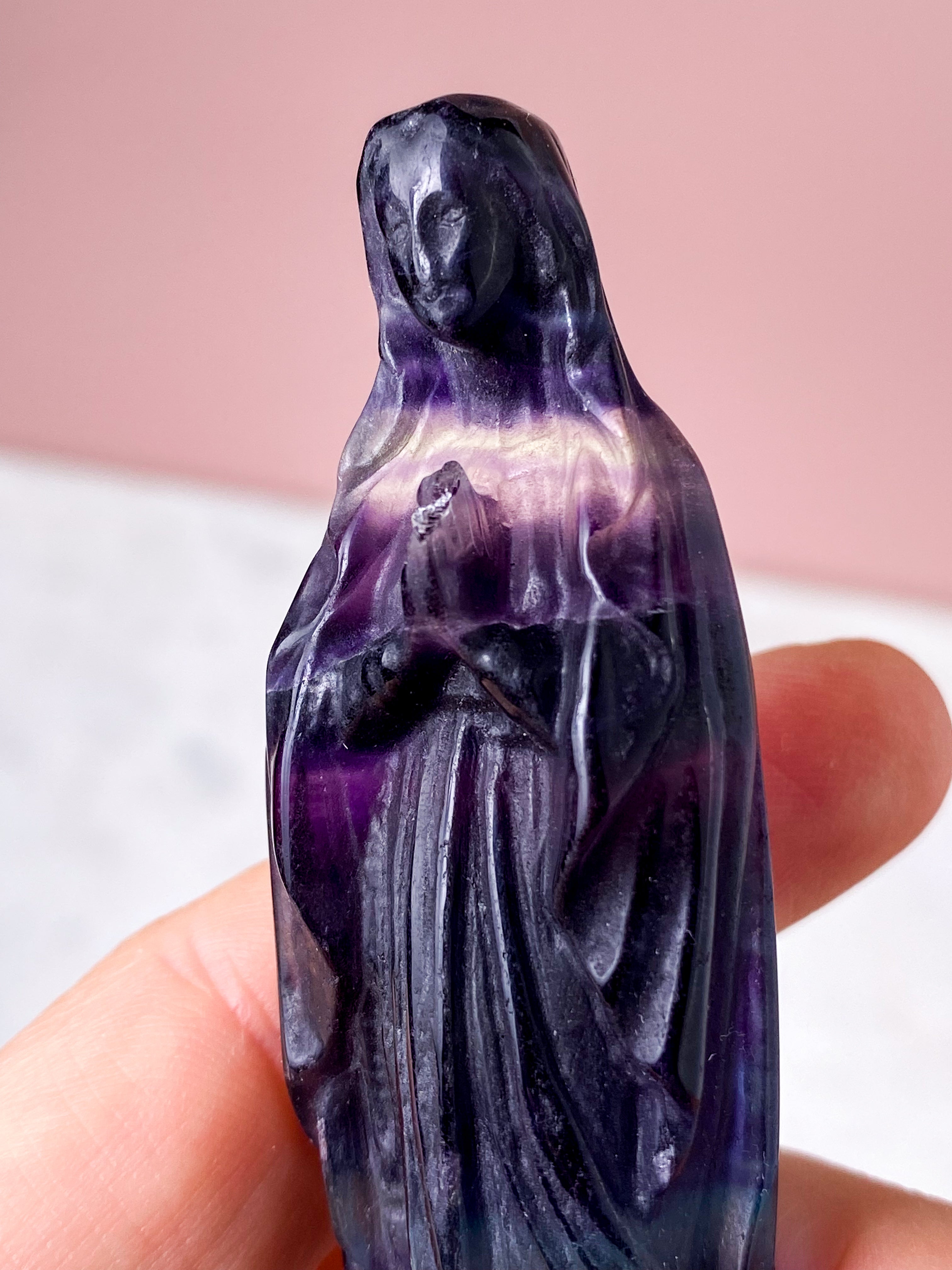 Vin röd fluorit torn - sällsynt