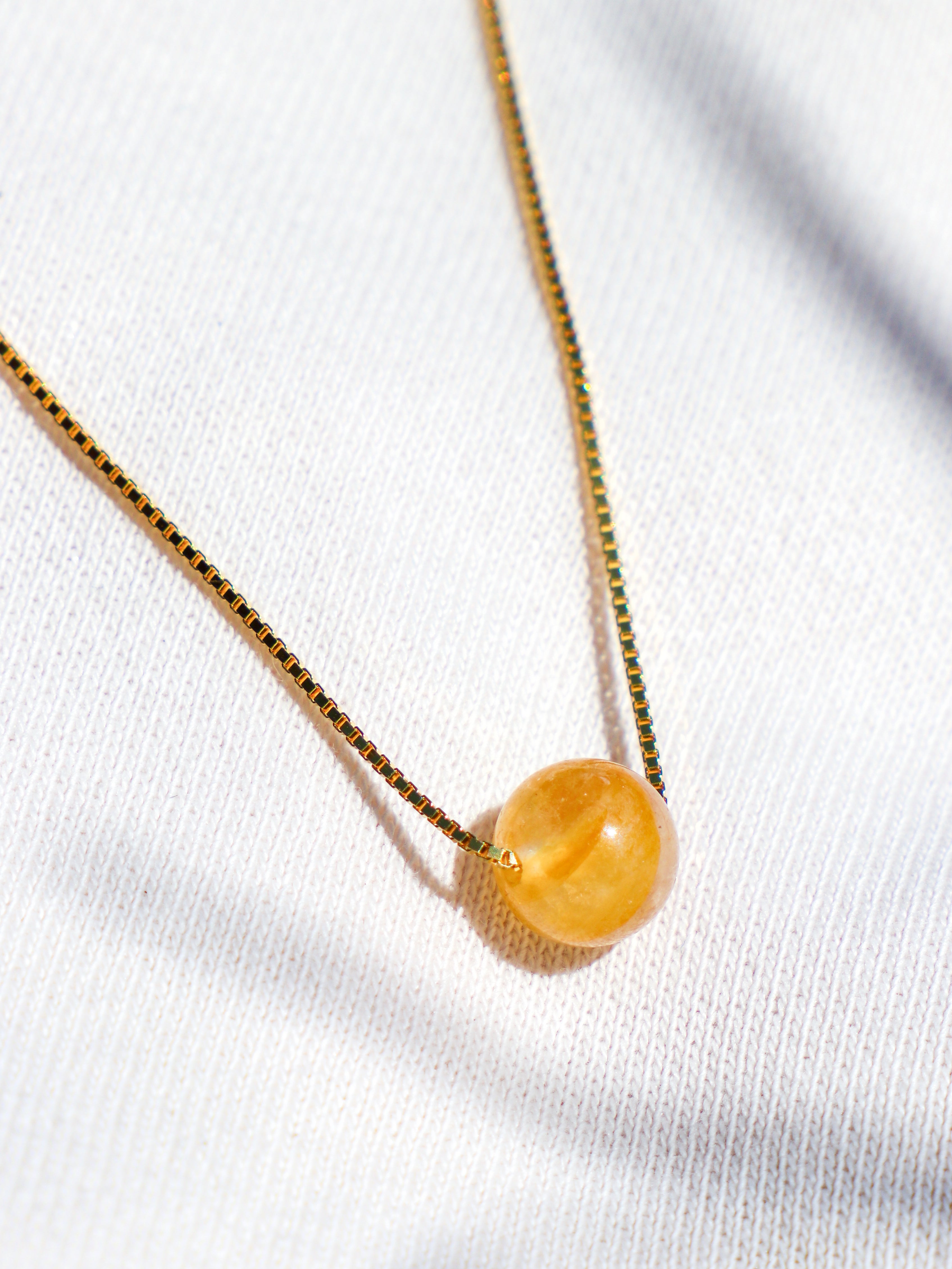 Akvamarin - Petite Heart - Guld