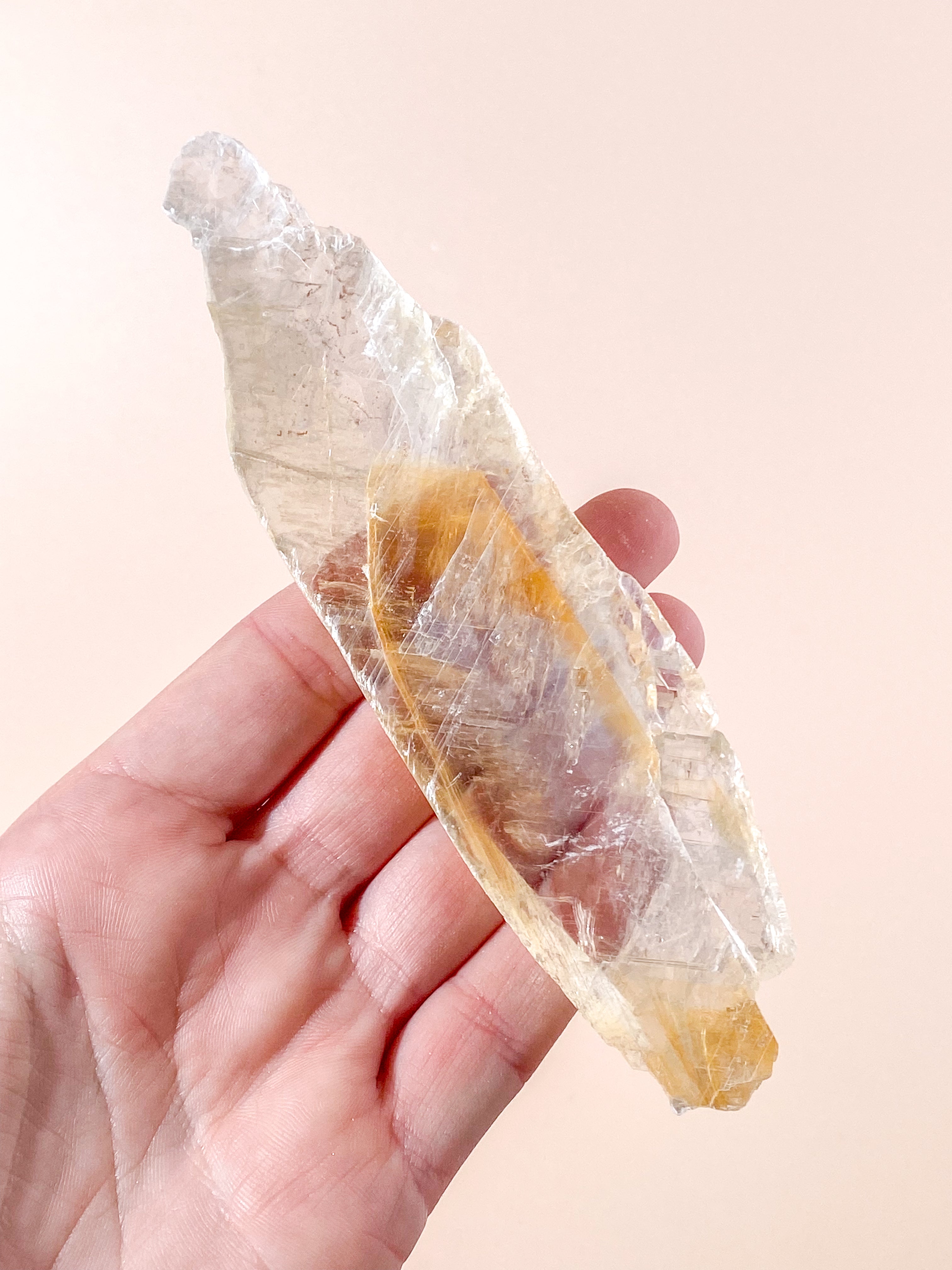 Golden Phantom Selenit (nr. 10) Exklusiv Kvalitet