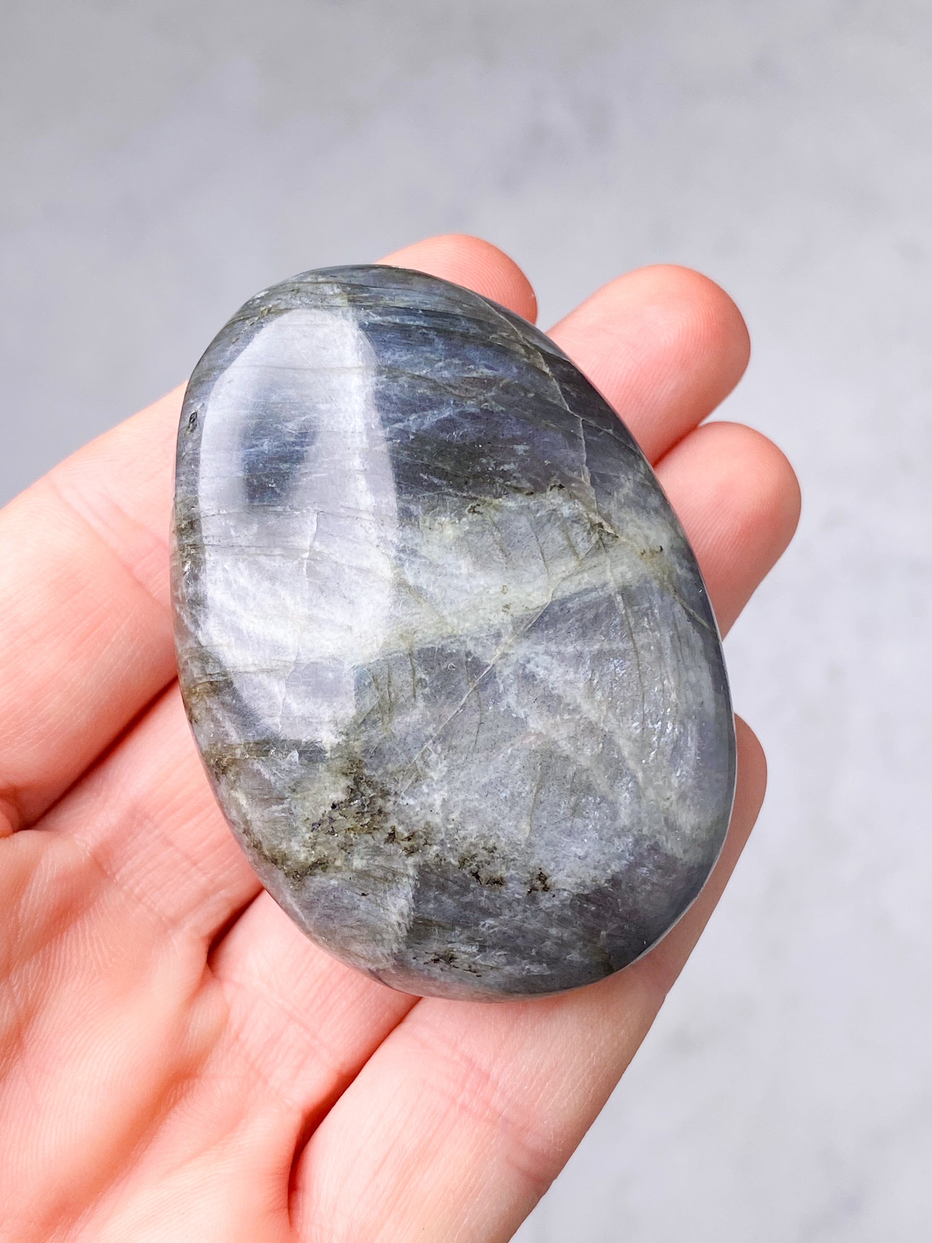 Guld labradorite hjärta