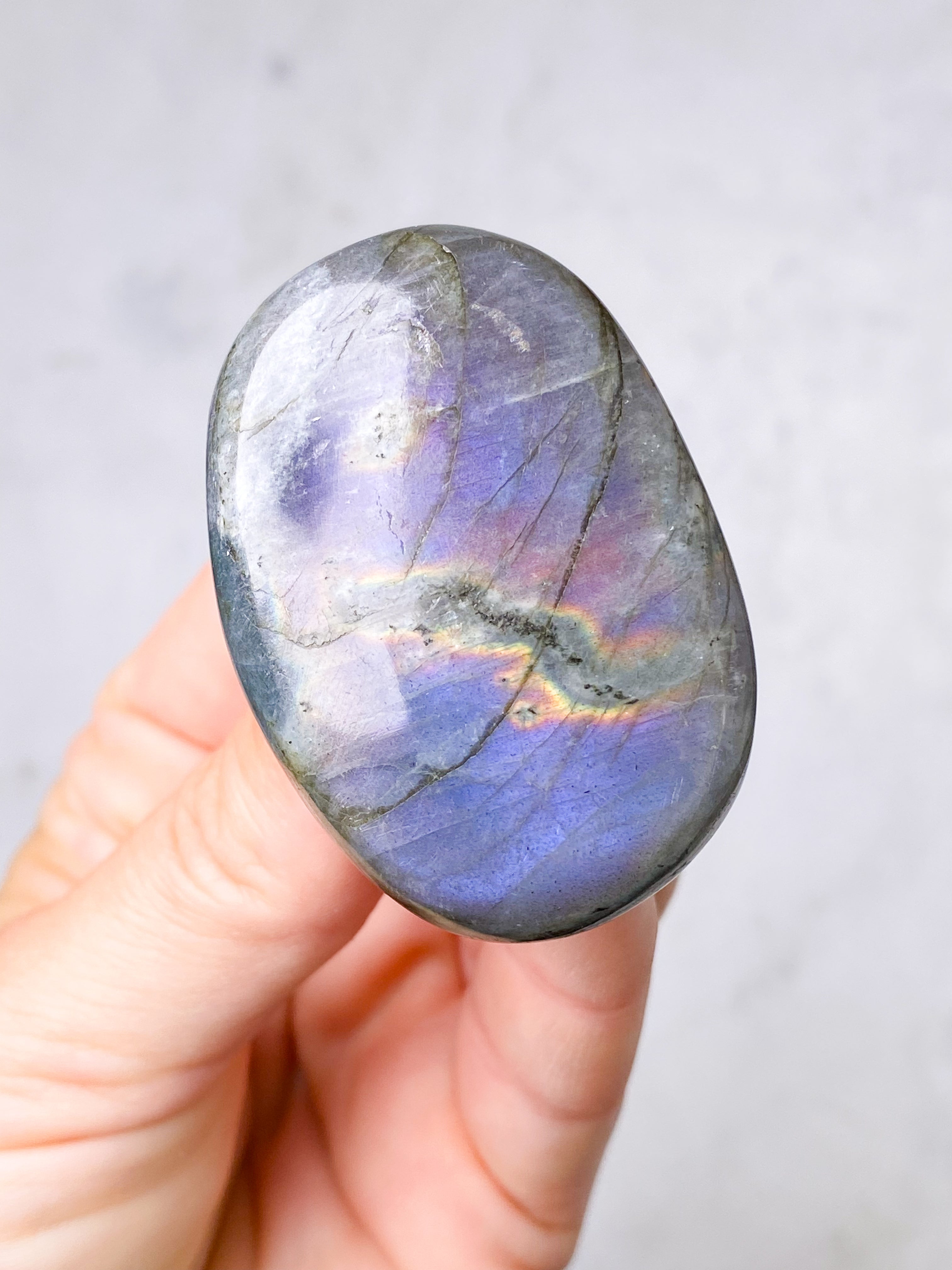 Guld labradorite hjärta